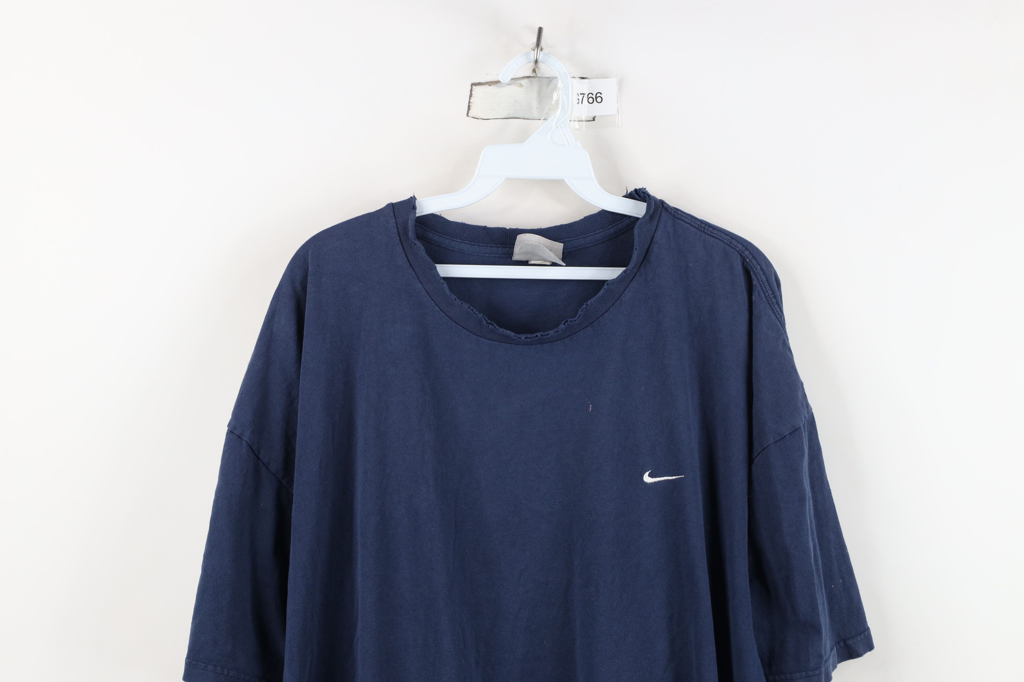 Nike Vintage 90s Y2K Nike Scott Mini Swoosh Short Sleeve T-Shirt Size US XXL / EU 58 / 5 - 2 Thumbnail
