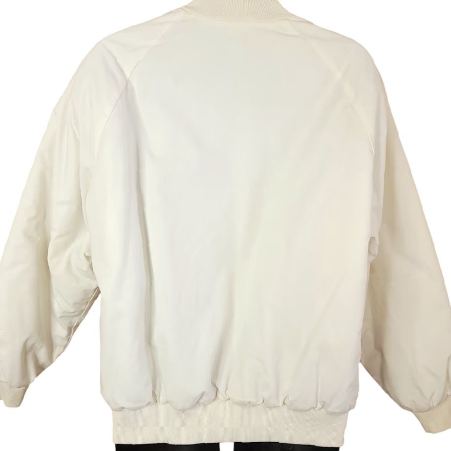 Vintage VINTAGE Mojave Electric Bomber Jacket WestArk Mens Large 90s Las Vegas Made In USA White Polyester Blend Snap Front Military Style / Size US L / EU 52-54 / 3 - 4 Thumbnail
