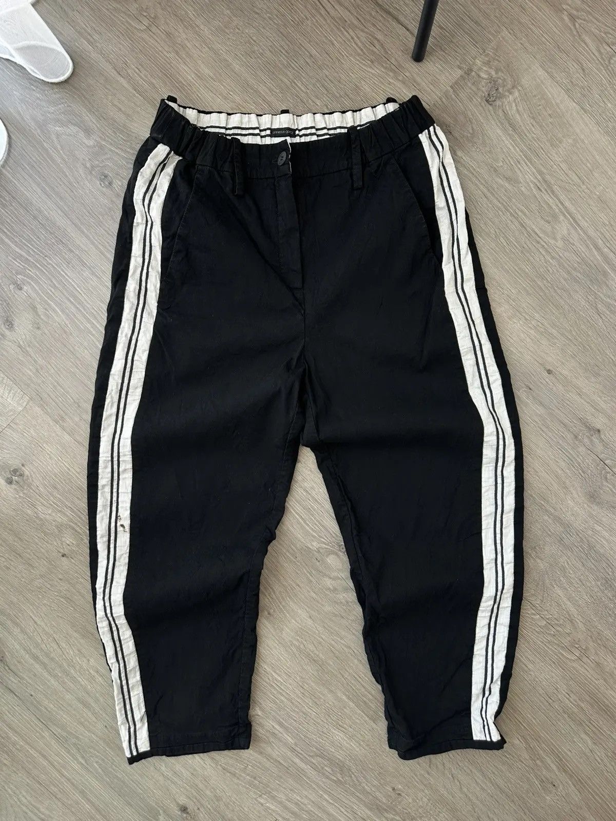 Japanese Brand Vintage Annette Gotz Black Women Distressed Pants Size US 30 / EU 46 - 2 Thumbnail