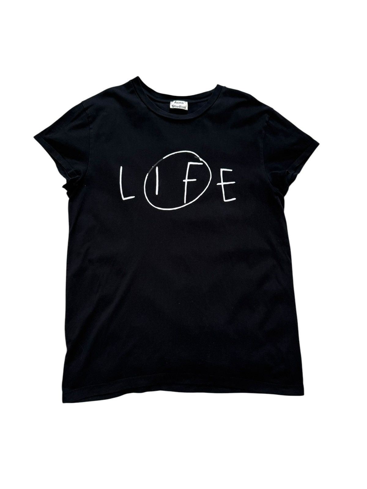 Acne Studios PRINTED T-SHIRT BLACK おおお様 Acne Studios - T-shirt printed - Black