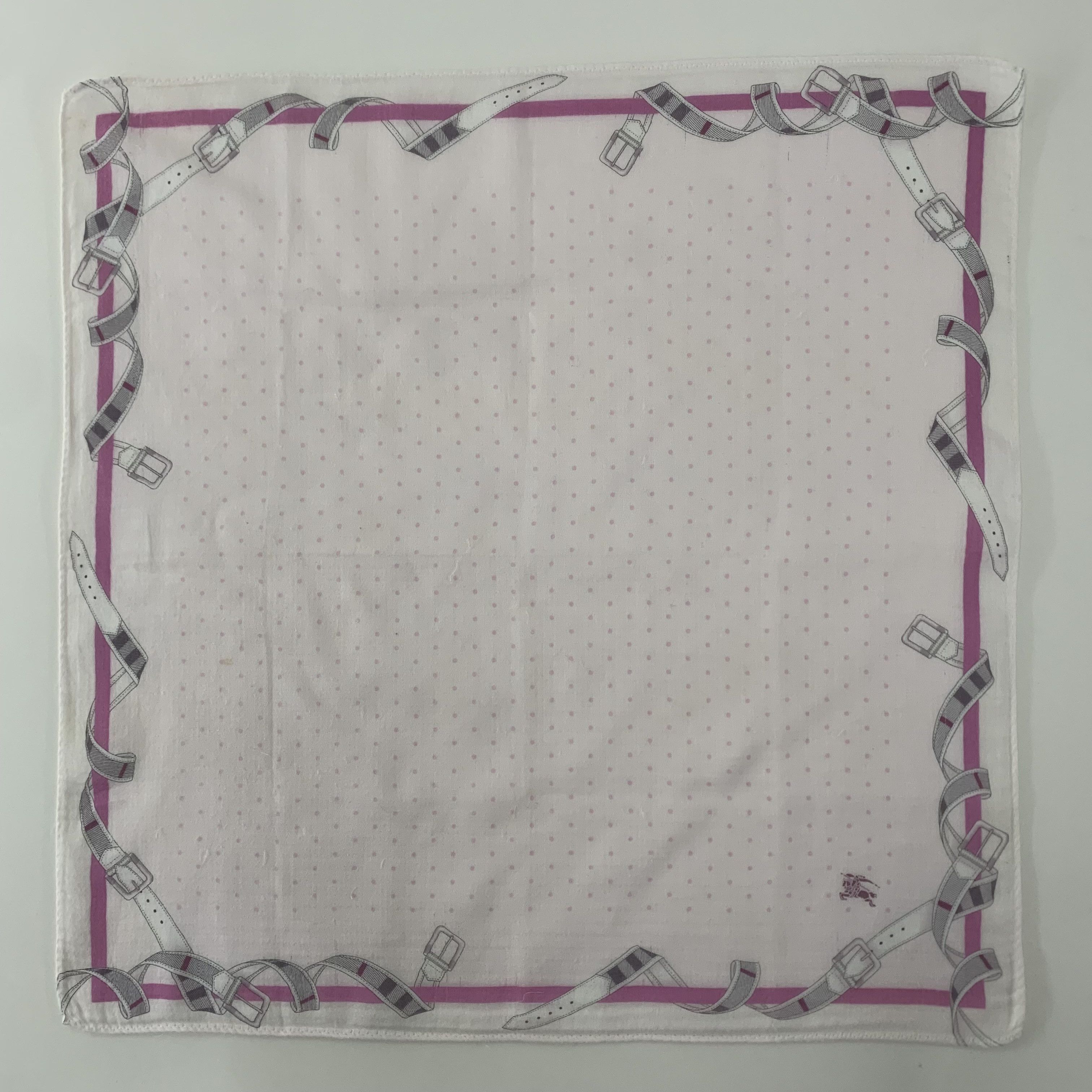 Burberry Burberry Handkerchief Bandana Neckerchief TB1137 Size ONE SIZE - 2 Thumbnail