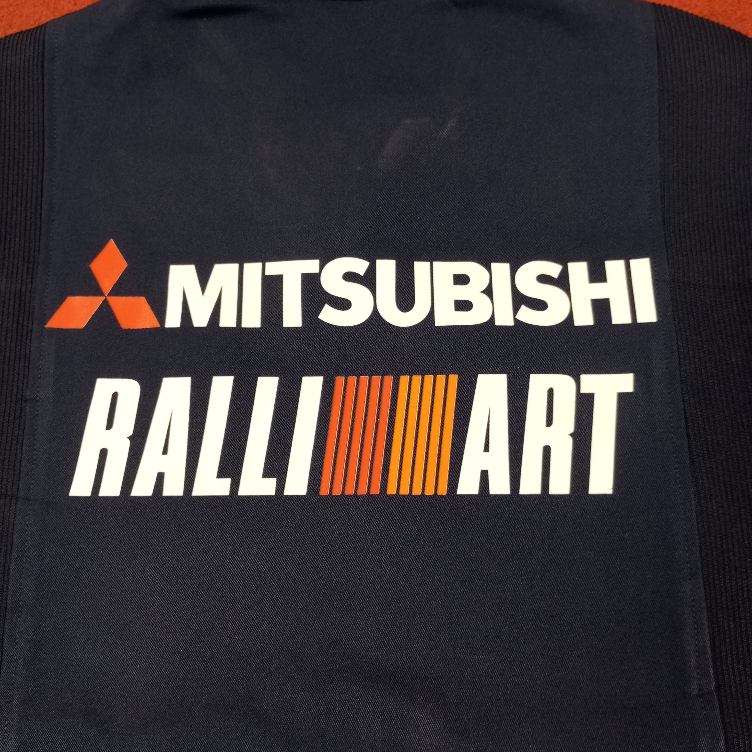 Vintage Mitsubishi Ralli Art Motorsports Custom Art Jacket c247n24 Size US M / EU 48-50 / 2 - 2 Thumbnail
