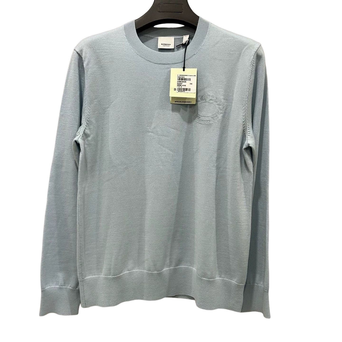 Burberry Burberry Oak Leaf Embroidery Wool Sweater M Size US M / EU 48-50 / 2 - 1 Thumbnail