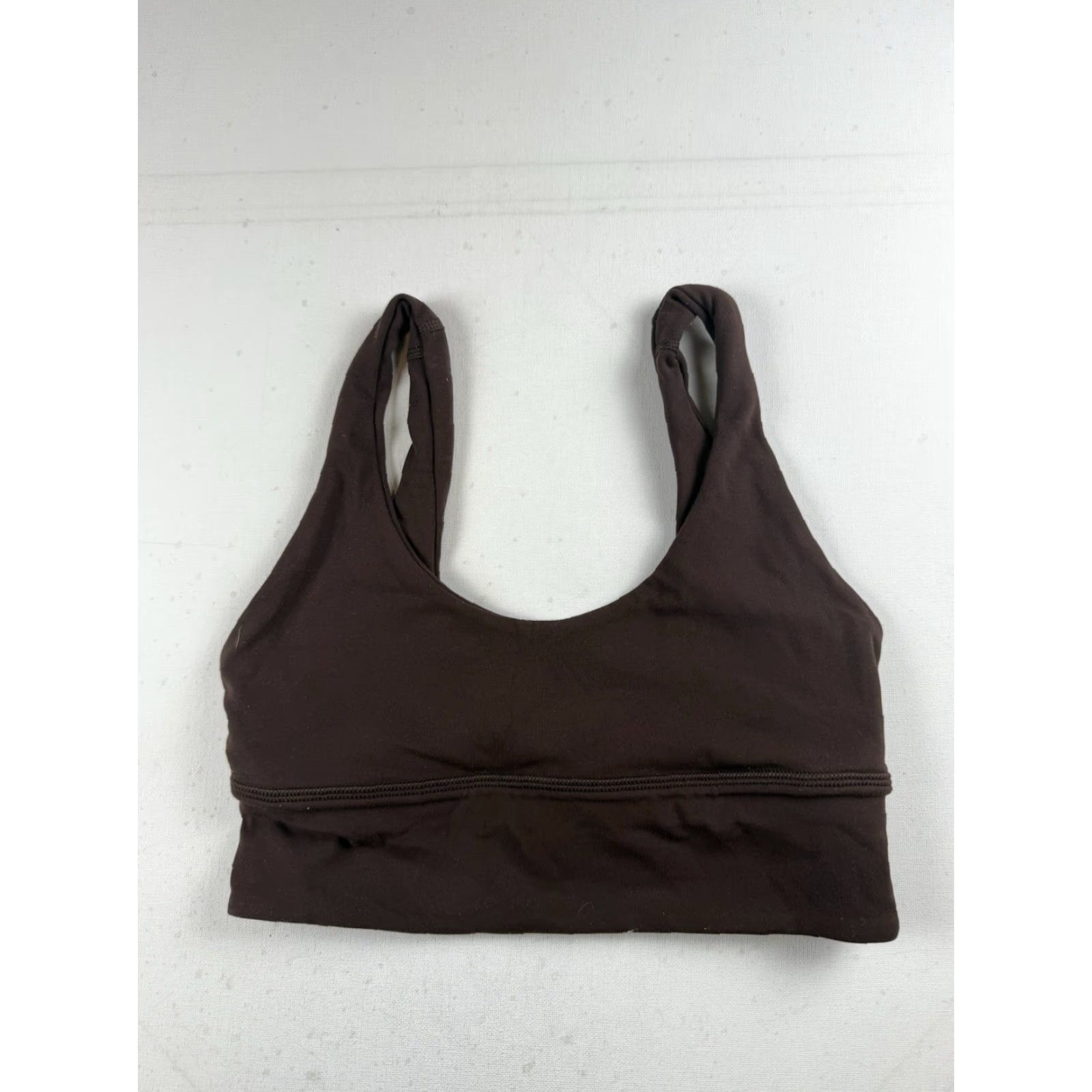 Lululemon Lululemon 4 Align Scoop Neck Bra Brown Womens Sports Bra Activewear Logo 4 Brown Womens Size ONE SIZE - 6 Thumbnail