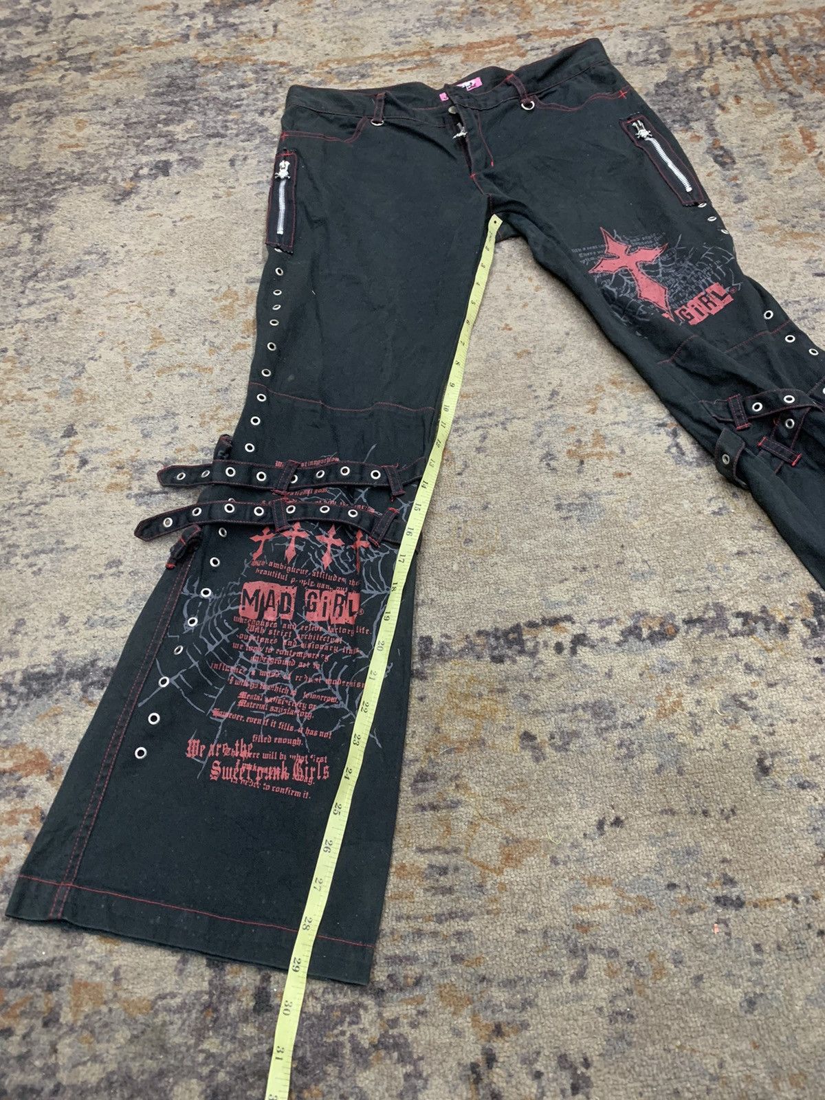 Japanese Brand × Le Grande Bleu (L.G.B.) 😈 BINDING OFFER 😈Japanese Bondage Mad punk gothic spider Size US 30 / EU 46 - 17 Thumbnail