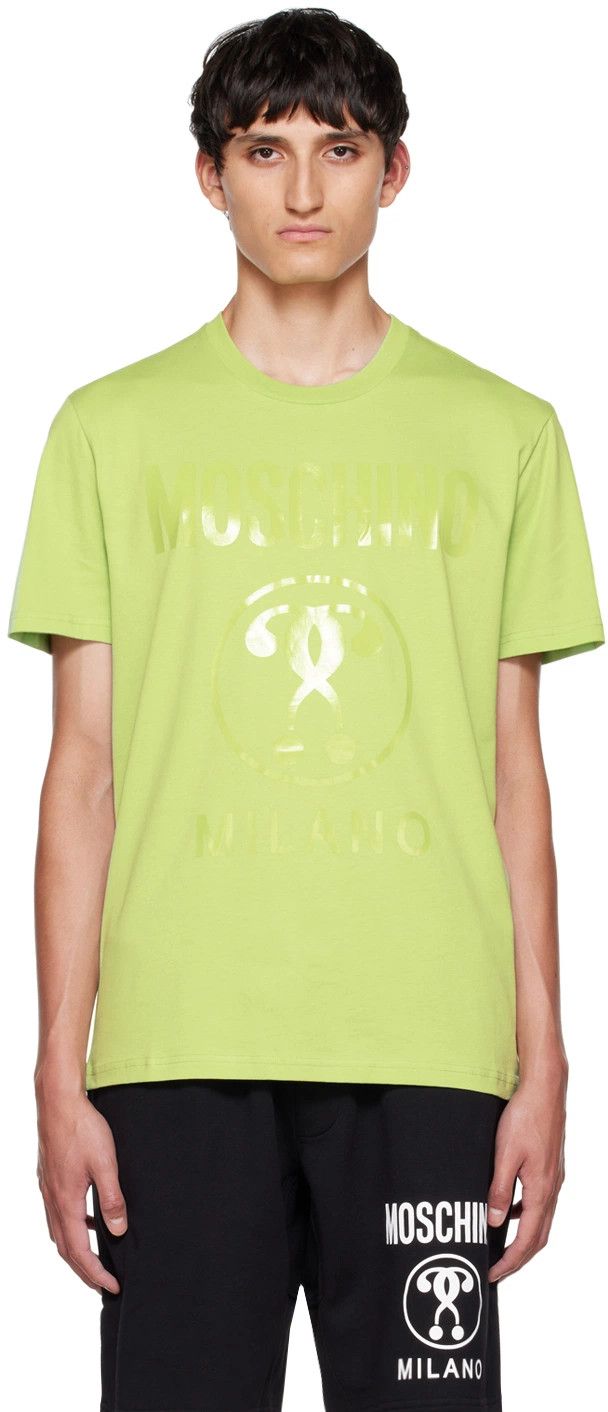Moschino o1y0225 Logo T-Shirt in Green Size US S / EU 44-46 / 1 - 1 Thumbnail