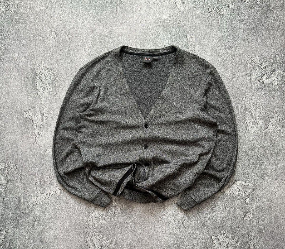 Armani × Armani Exchange × Emporio Armani Armani exchange M button up cardigan sweater knit knitwear Size US M / EU 48-50 / 2 - 1 Thumbnail