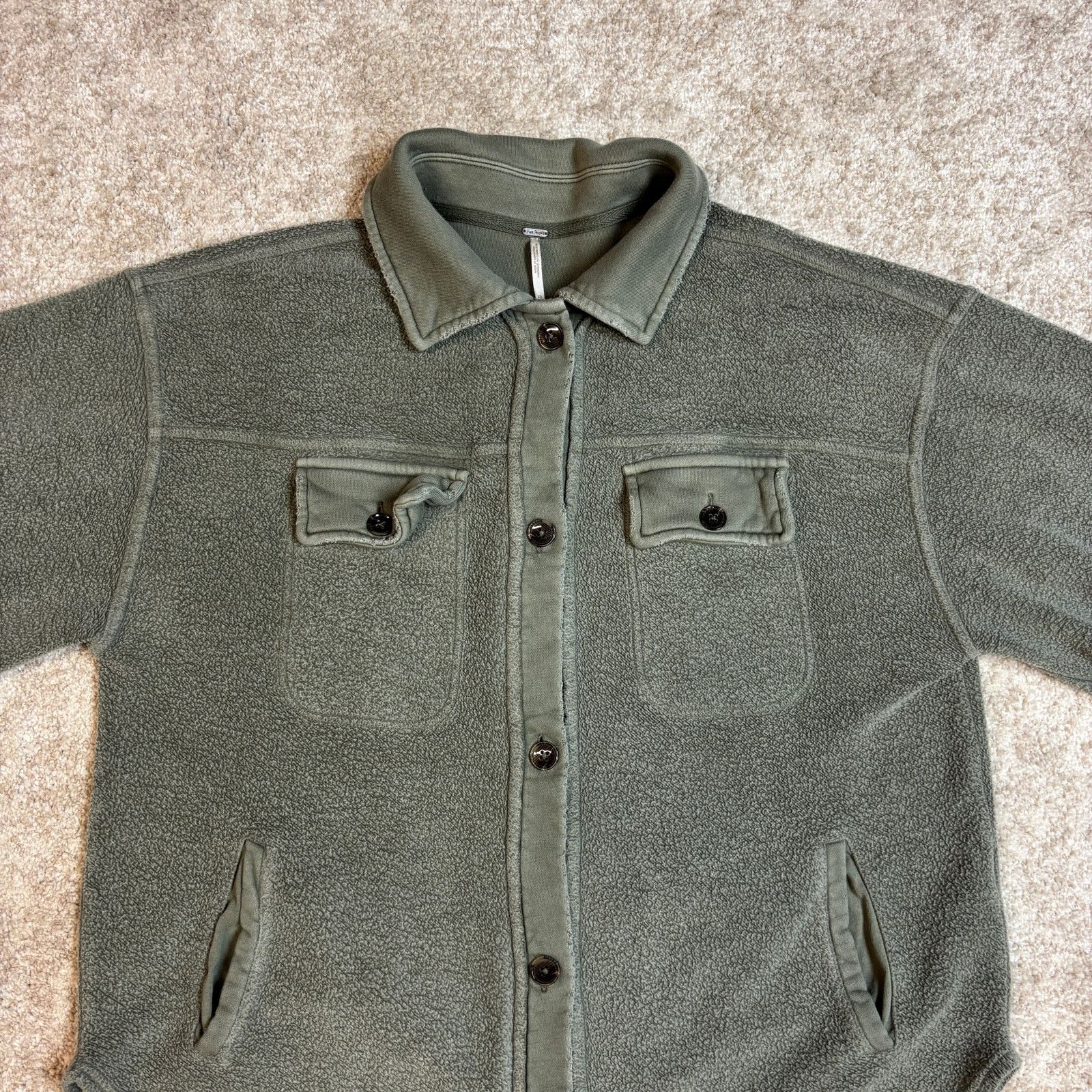 Free People Free People Ruby Shacket Fleece Jacket Women's XS Boho Indie Size XS / US 0-2 / IT 36-38 - 2 Thumbnail