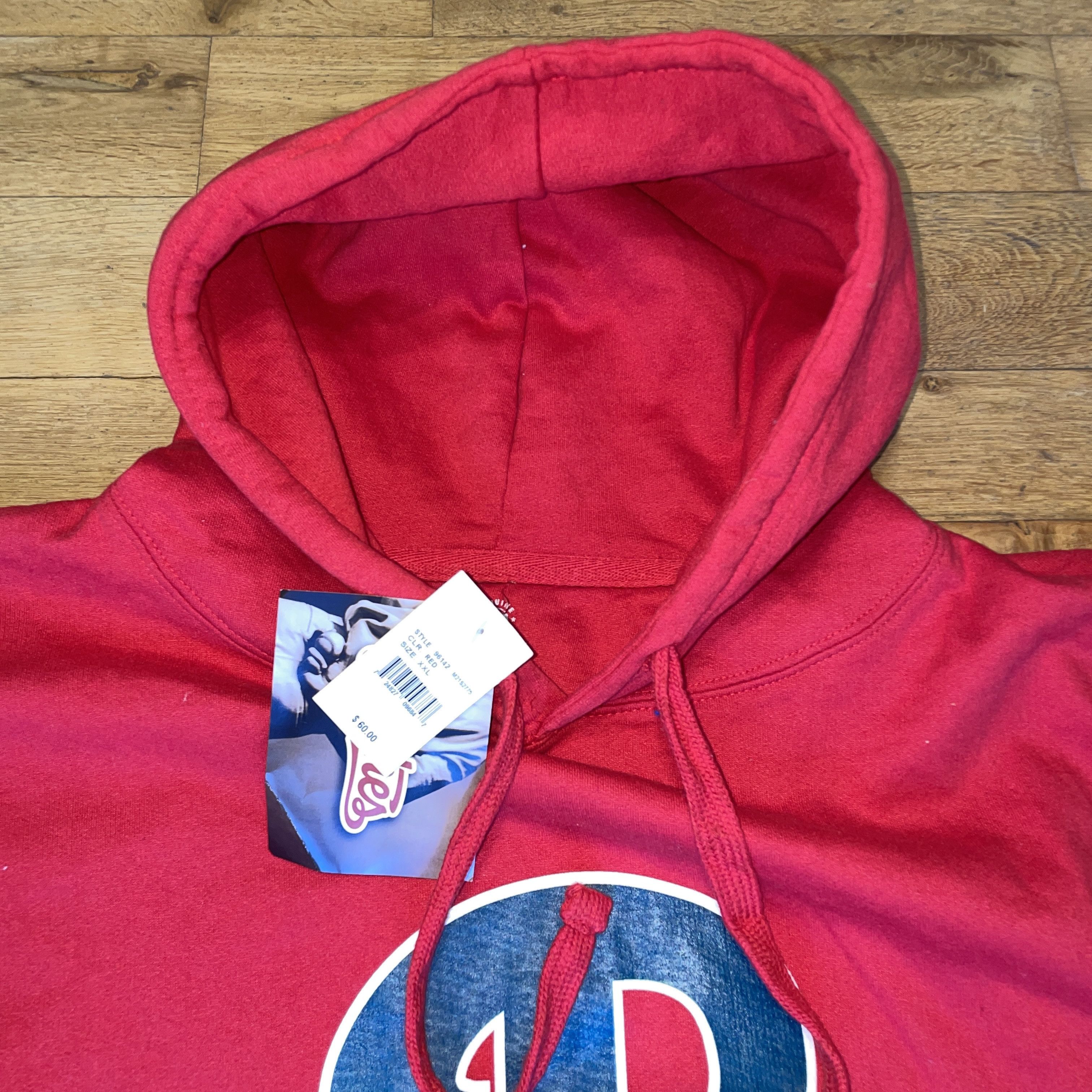 MLB × Stitch's Jeans STITCHES MLB PHILADELPHIA PHILLIES MEN'S LOGO SWEATSHIRT 2XL Size US XXL / EU 58 / 5 - 4 Thumbnail