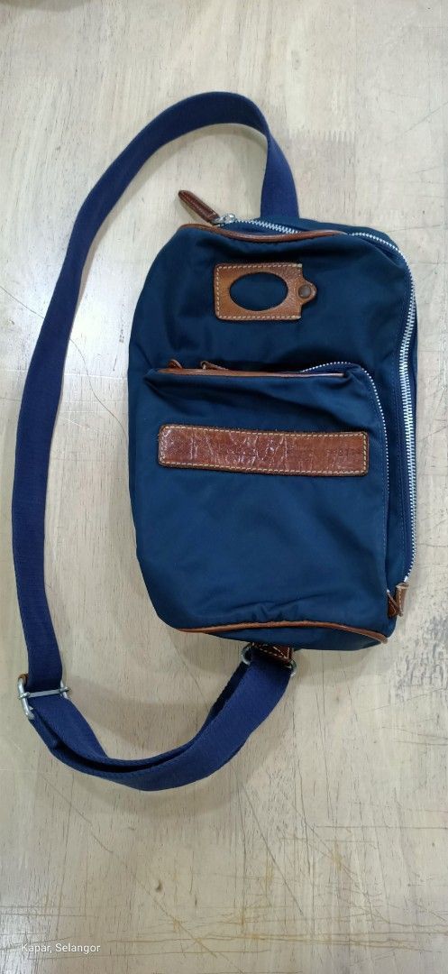 Bag x Felisi F99114 / Felisi Crossbody Italian Limonta Nylon in Blue, Men's