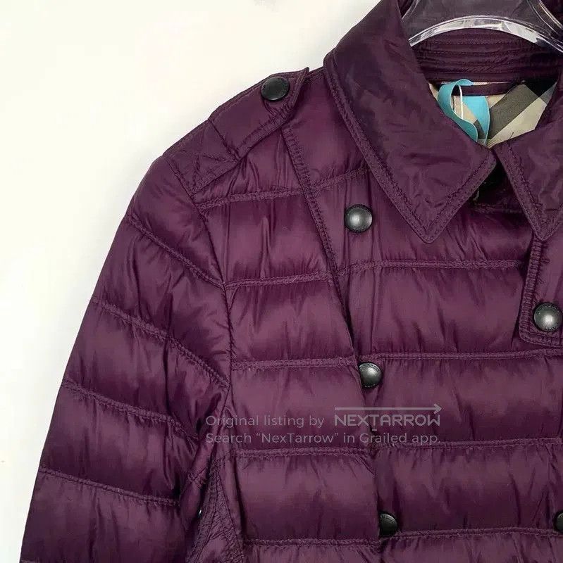 Burberry Burberry Women's Purple Down Jacket. Size M / US 6-8 / IT 42-44 - 3 Thumbnail