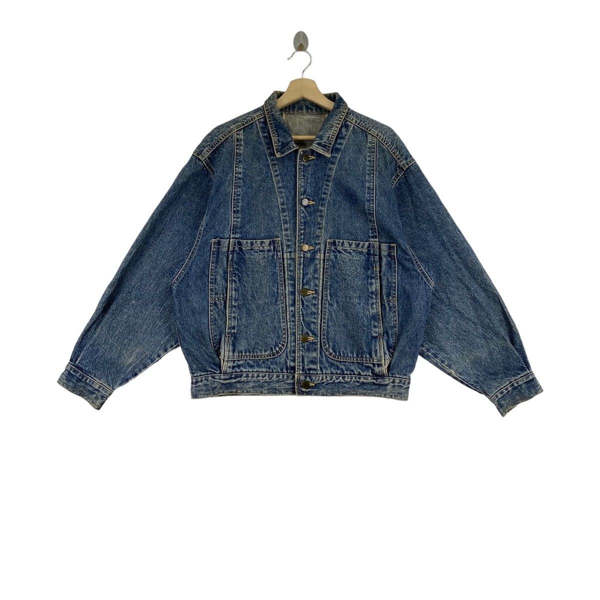 Japanese Brand JAPANESE BRAND Motorcycle Type-3 Jeans Jacket Size US M / EU 48-50 / 2 - 1 Thumbnail