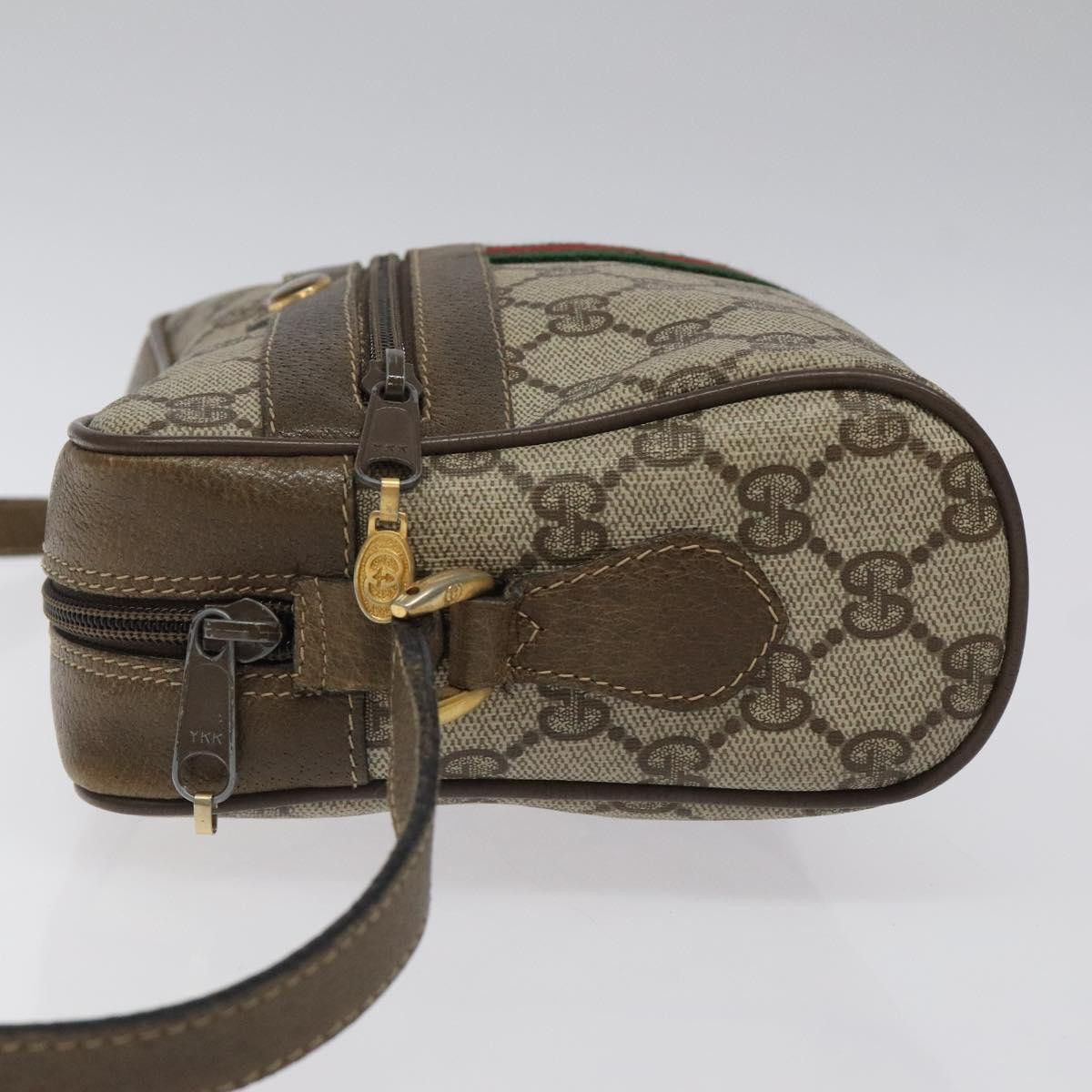 Gucci GUCCI GG Supreme Web Sherry Line Shoulder Bag Pvc Beige 56 Size ONE SIZE - 5 Thumbnail