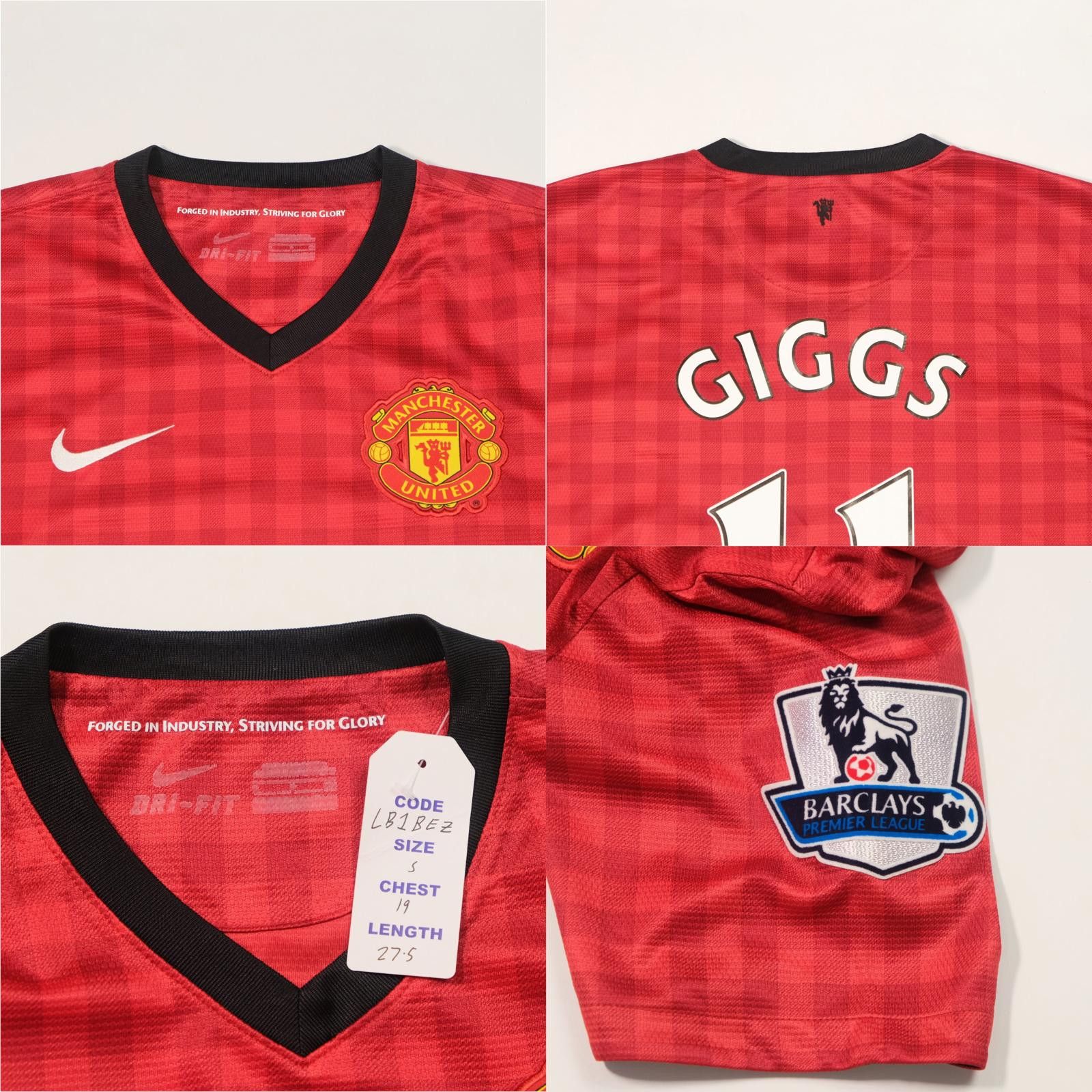 Nike 2012/13 Manchester United Home Shirt Giggs (S) Size US S / EU 44-46 / 1 - 5 Thumbnail