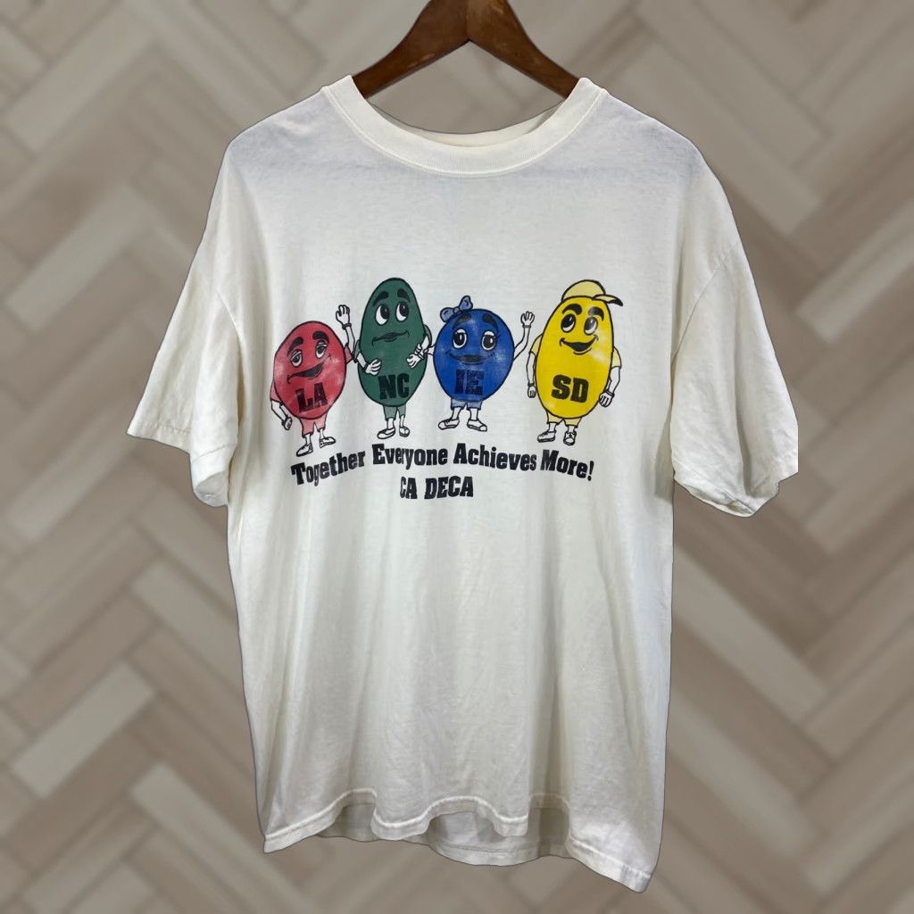 Gildan Gildan T-Shirt White Short Sleeve Logo CA DECA 1786 L Mens Funny Crew Neck +1 Size US L / EU 52-54 / 3 - 1 Thumbnail