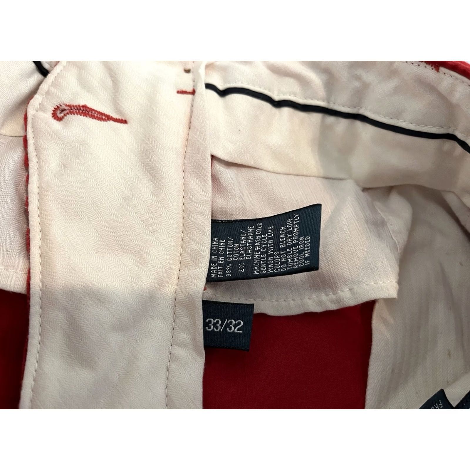 Polo Ralph Lauren Polo Ralph Lauren Pants Corduroy Red 33x28 Preston Fit Mens Regular Chino Pants Mens Red Corduroy 33 28 Size US XS / EU 42 / 0 - 5 Thumbnail