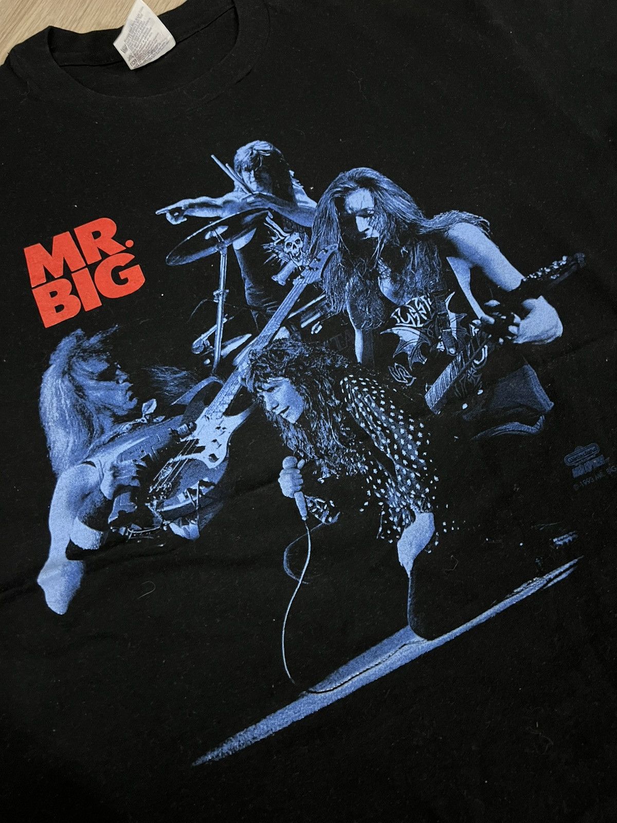 Band Tees × Vintage Vintage Mr Big 90s Shirt Size US L / EU 52-54 / 3 - 3 Thumbnail