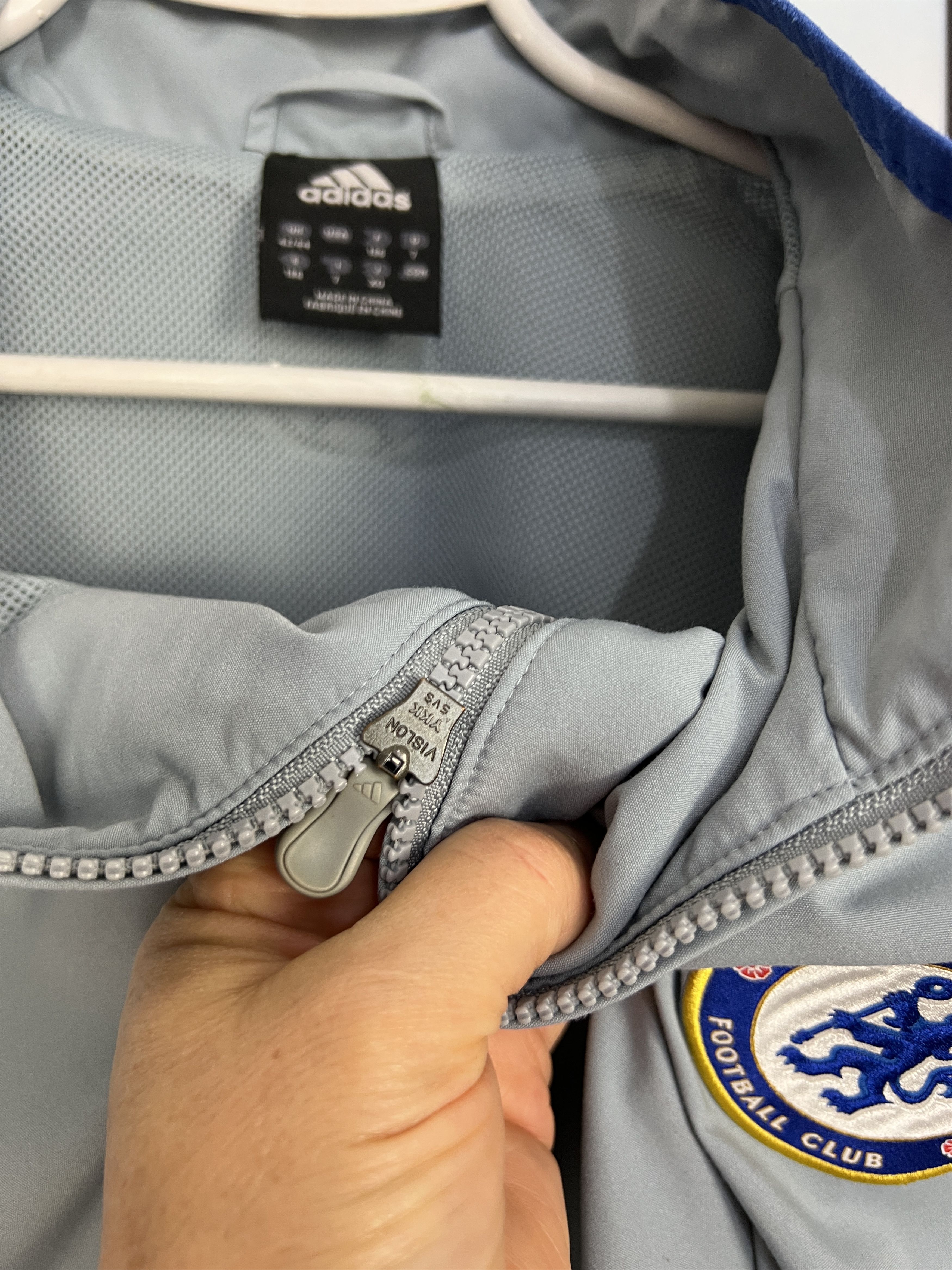 Adidas Vintage Chelsea Football Jacket Soccer Track Top Rare Hype Size US L / EU 52-54 / 3 - 5 Thumbnail