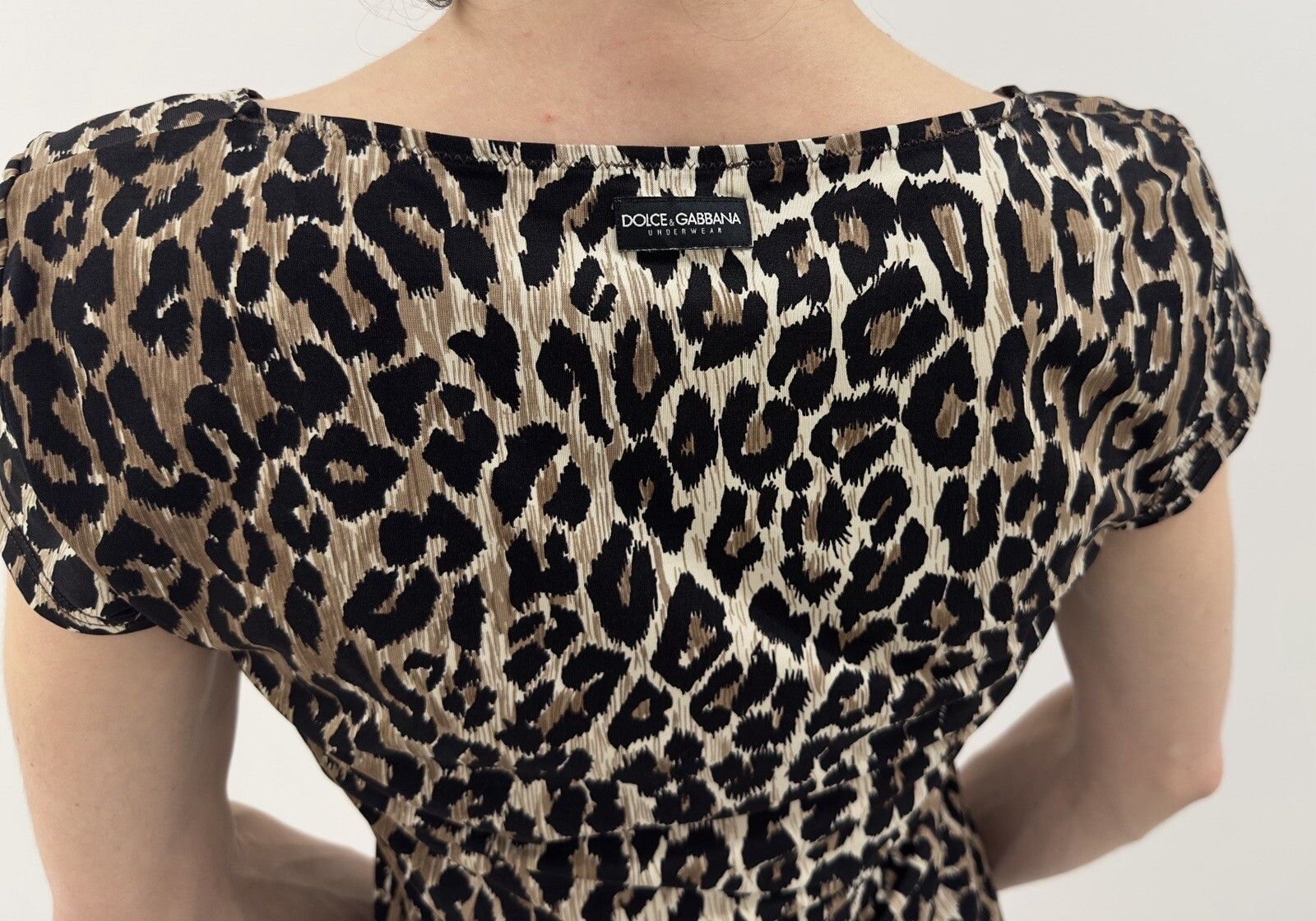 Dolce & Gabbana Dolce&Gabbana Leopard Womens Top T-shirt Size L Size L / US 10 / IT 46 - 5 Thumbnail