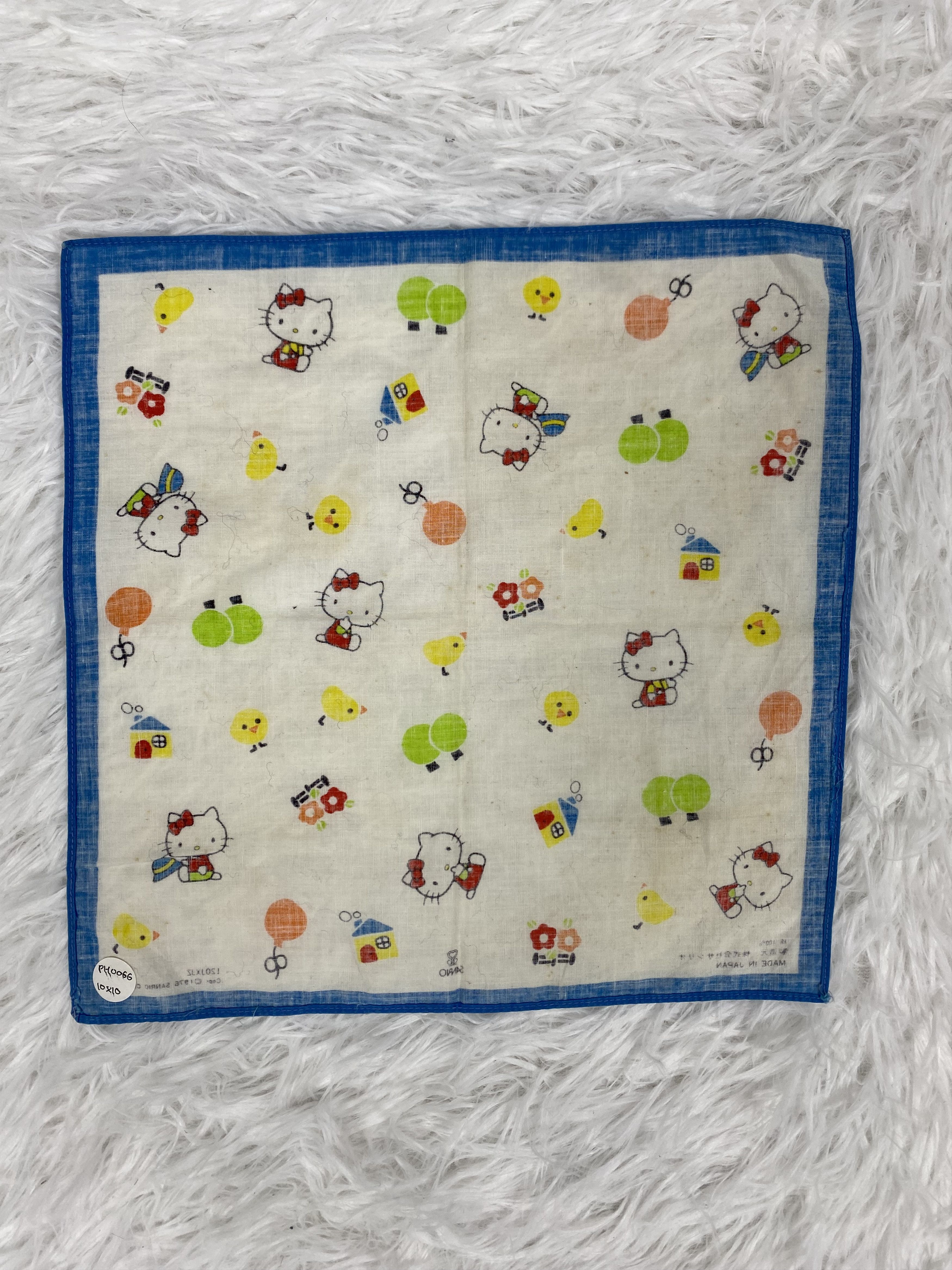 Japanese Brand Vintage Hello Kitty Handkerchief PH0066 Size ONE SIZE - 6 Thumbnail