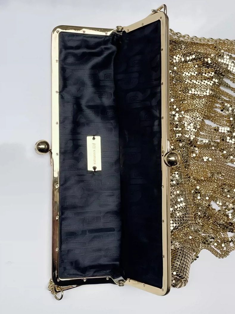 Paco Rabanne Paco Rabanne x H&M 2023 party bag with gold lipstick fringe Size ONE SIZE - 3 Thumbnail