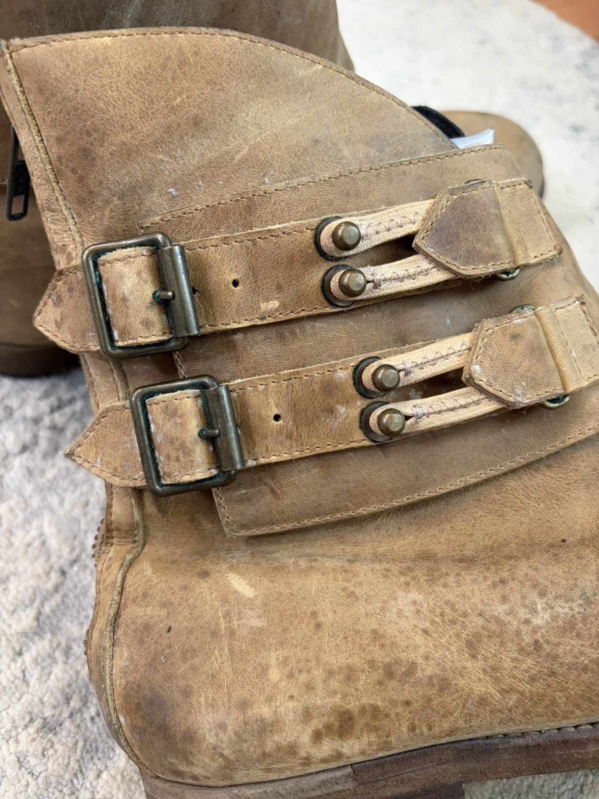 Fad Three FAD-3 Buckle Back Zip Boots Size US 9 / EU 42 - 4 Thumbnail