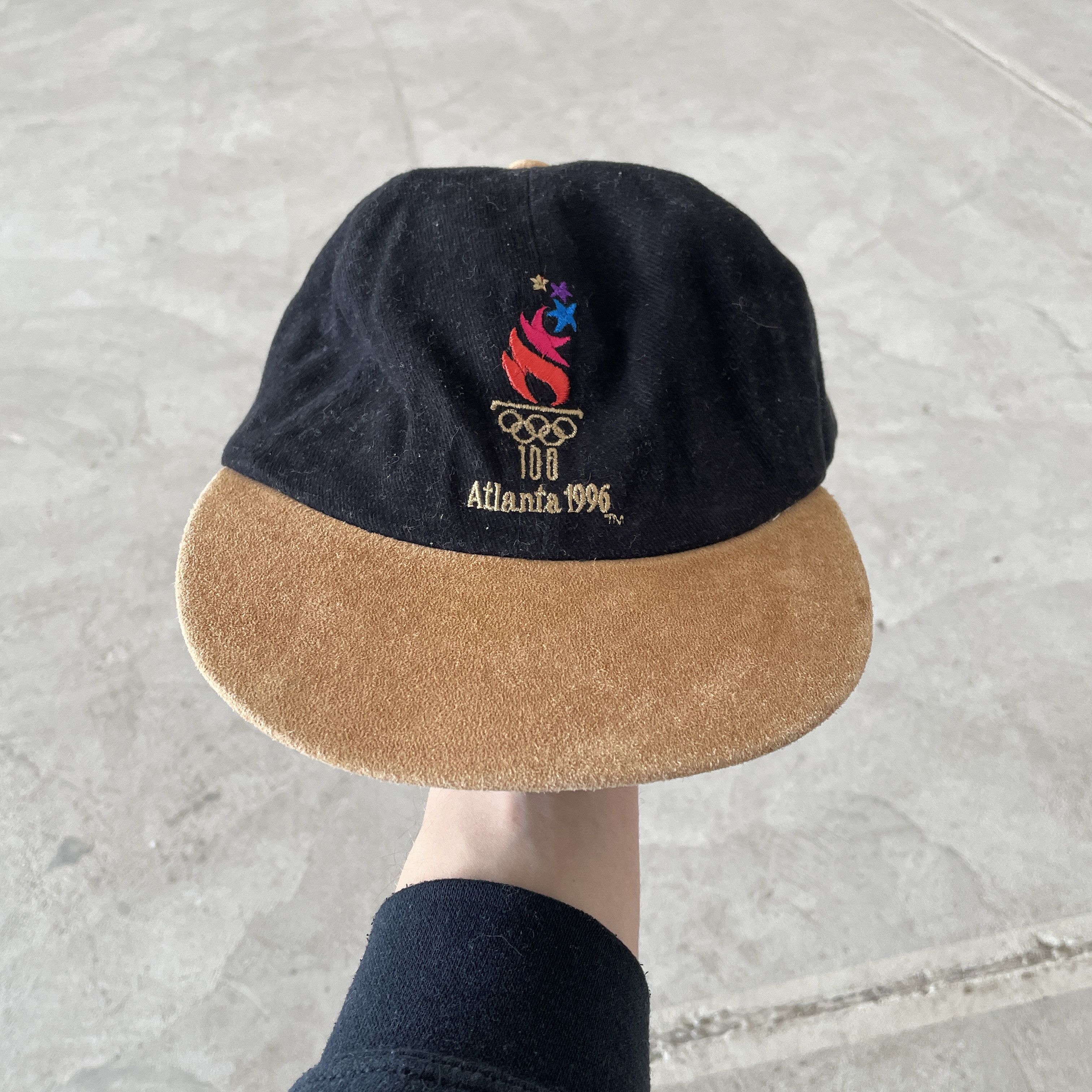 Vintage Vintage 1996 Atlanta Olympics McDonald's Suede Brim Hat Size ONE SIZE - 2 Thumbnail