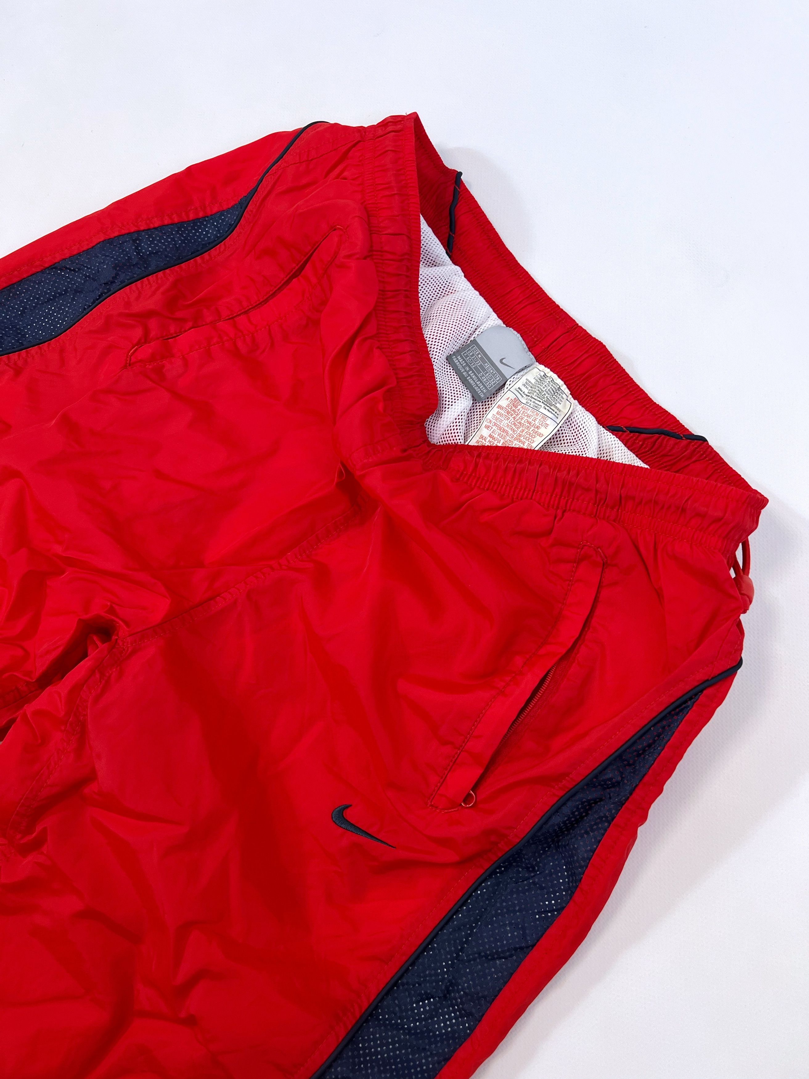 Nike Nike vintage pants zip red Size 30" / US 8 / IT 44 - 2 Thumbnail