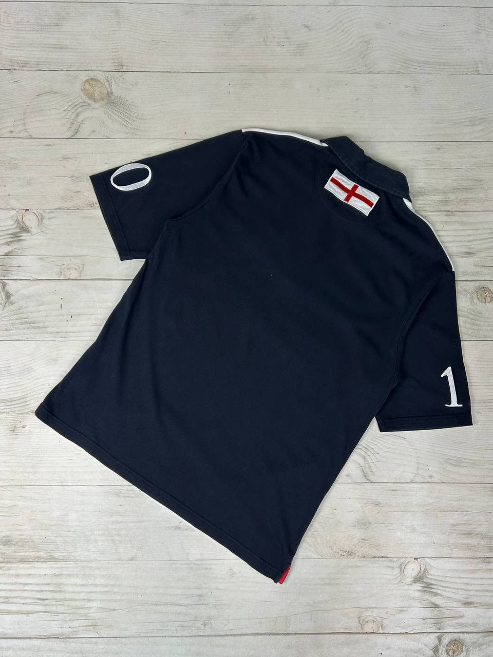 Cotton Traders Cotton Traders England Union Rugby Polo Shirt Size US L / EU 52-54 / 3 - 12 Thumbnail