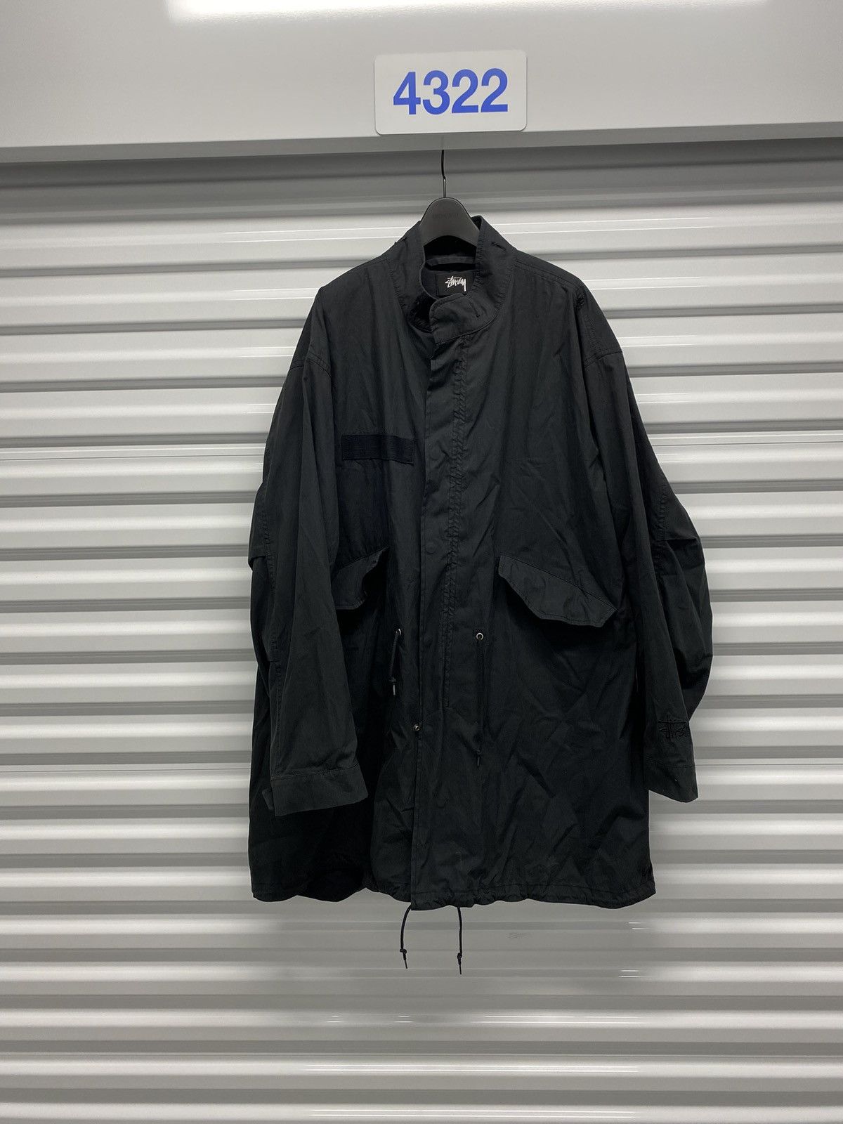 Stussy Stussy Nyco Fishtail Parka 'Black' - Medium Size US M / EU 48-50 / 2 - 2 Thumbnail