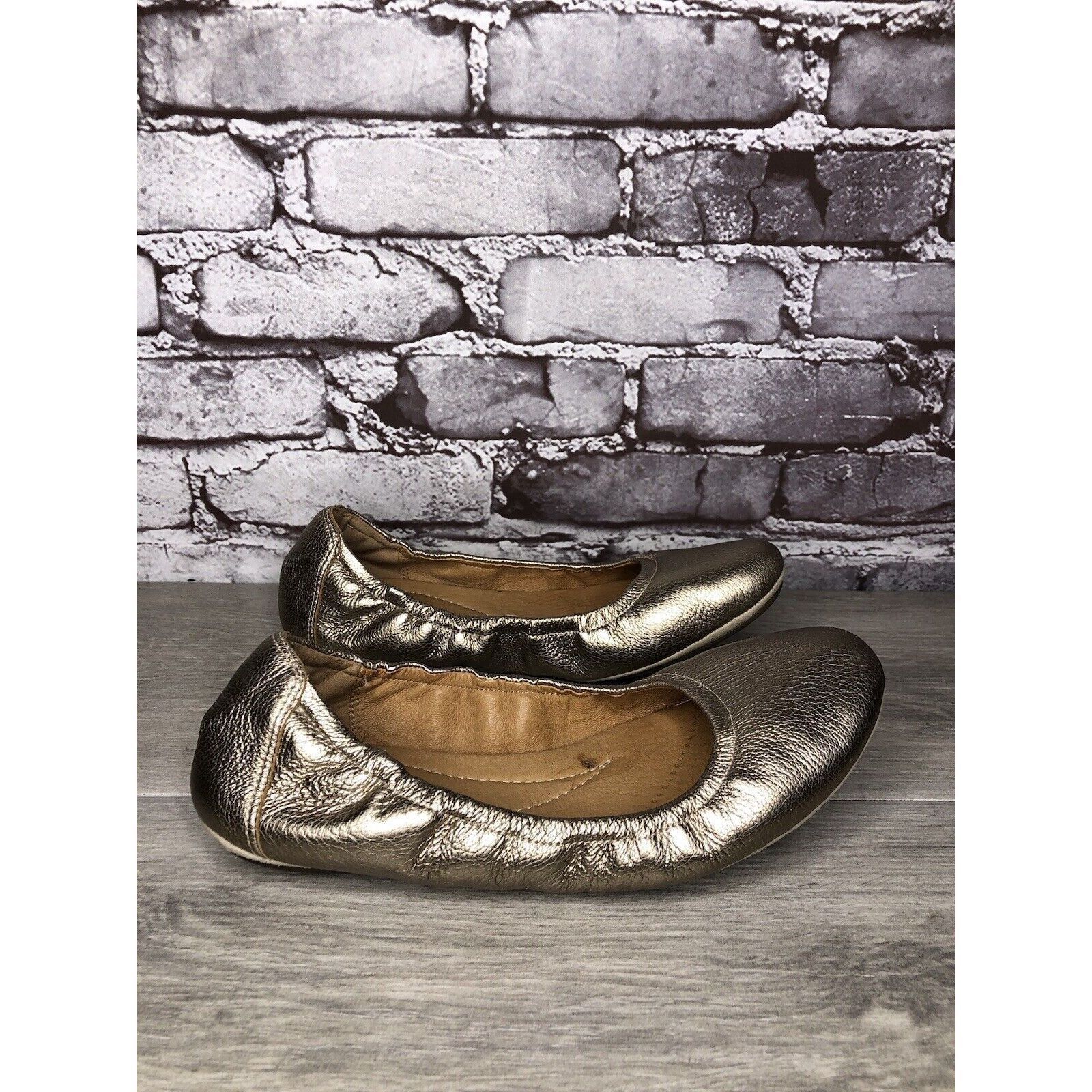 Clarks Clarks Artisan Bronze Gold Leather Casual Ballet Flats Shoes Size US 8 / IT 38 - 12 Thumbnail