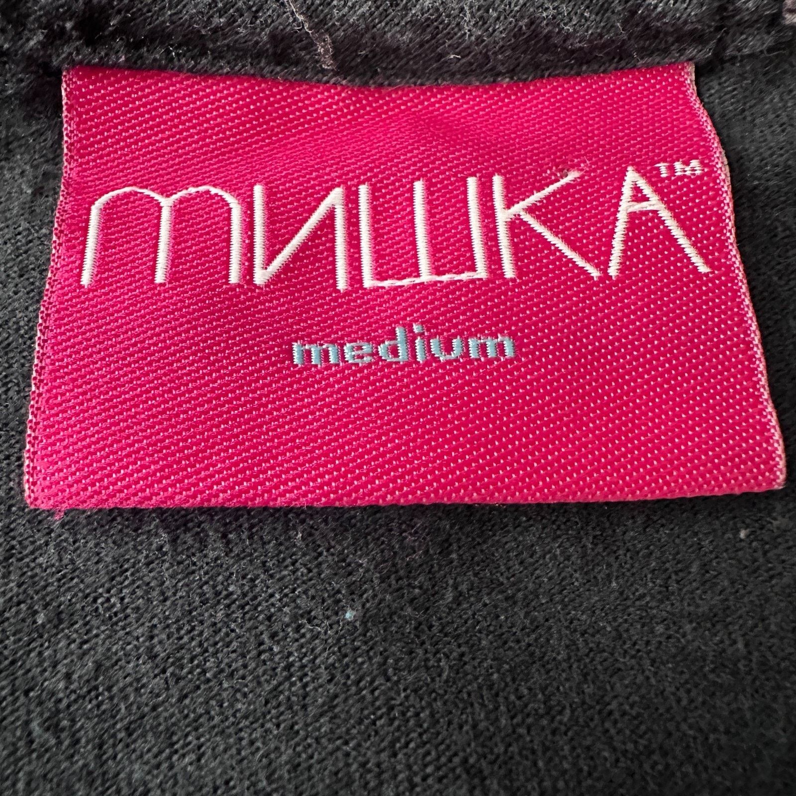 Mishka Mishka NYC Web Mop T-Shirt Men’s Medium Black Short Sleeve Size US M / EU 48-50 / 2 - 5 Thumbnail