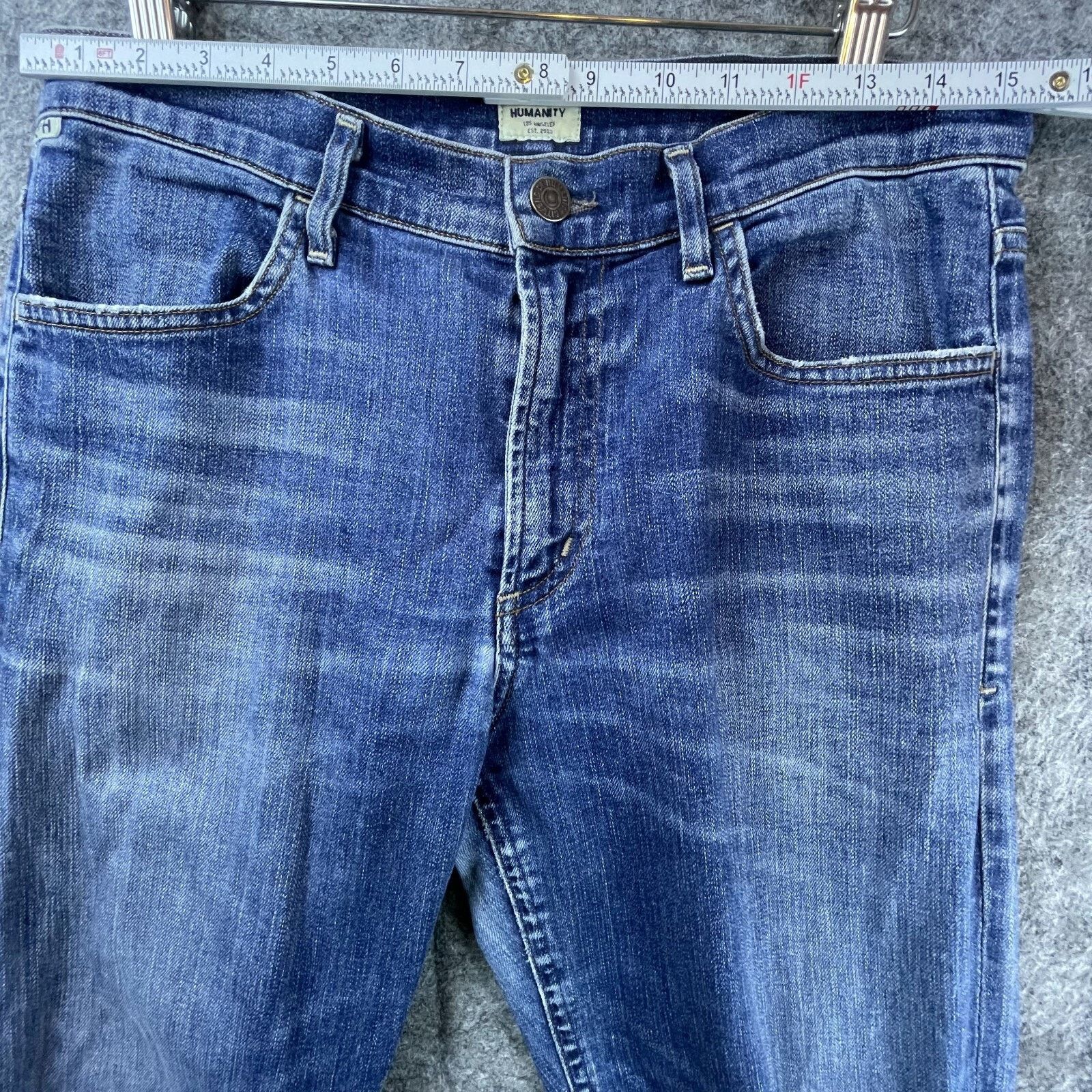 Citizens Of Humanity Citizens of Humanity Jeans Womens 27 BootCut Blue Ripped Raw Size 27" / US 4 / IT 40 - 6 Thumbnail