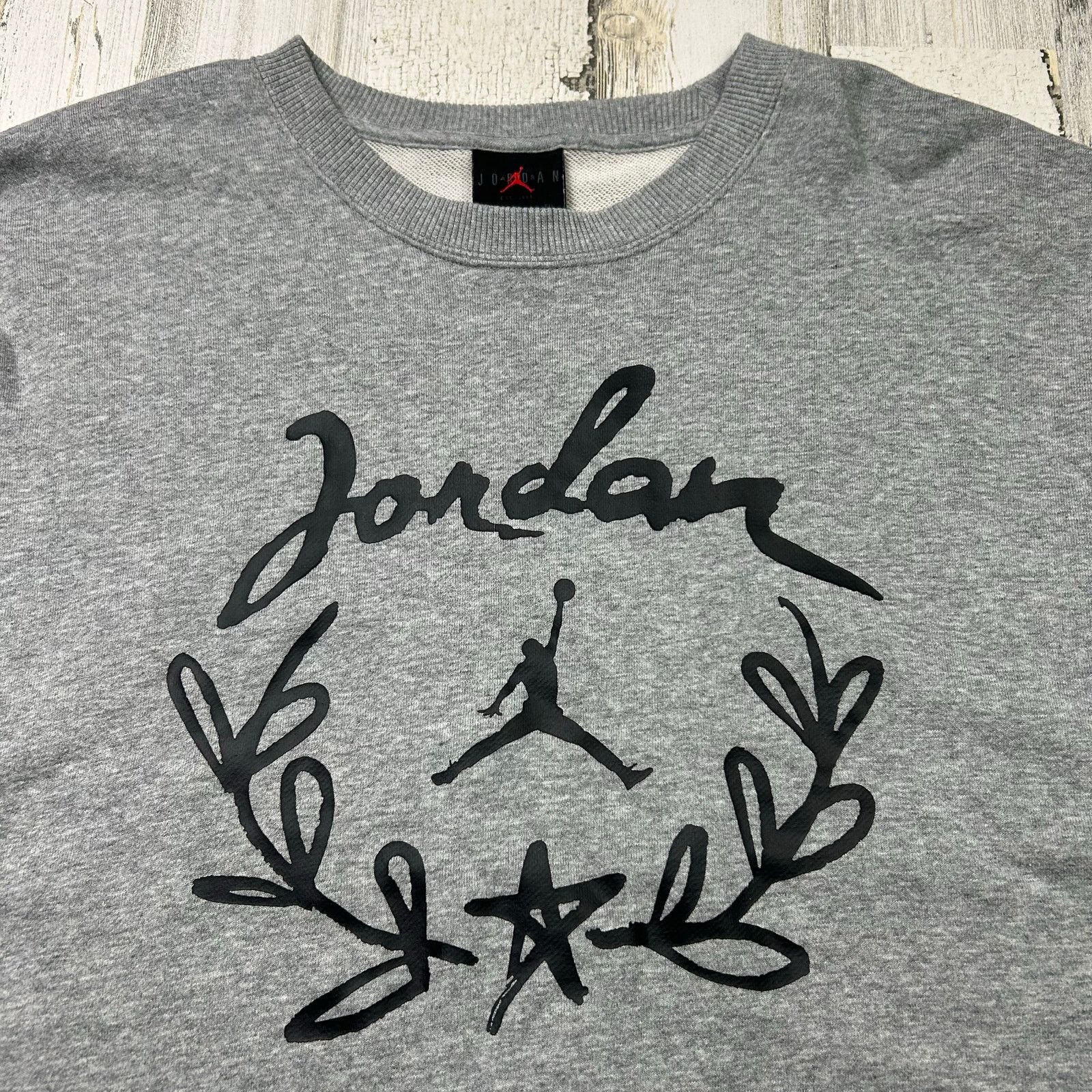 Jordan Brand × Nike Jordan Brooklyn Fleece Sweatshirt FN5776 063 Size US L / EU 52-54 / 3 - 3 Thumbnail