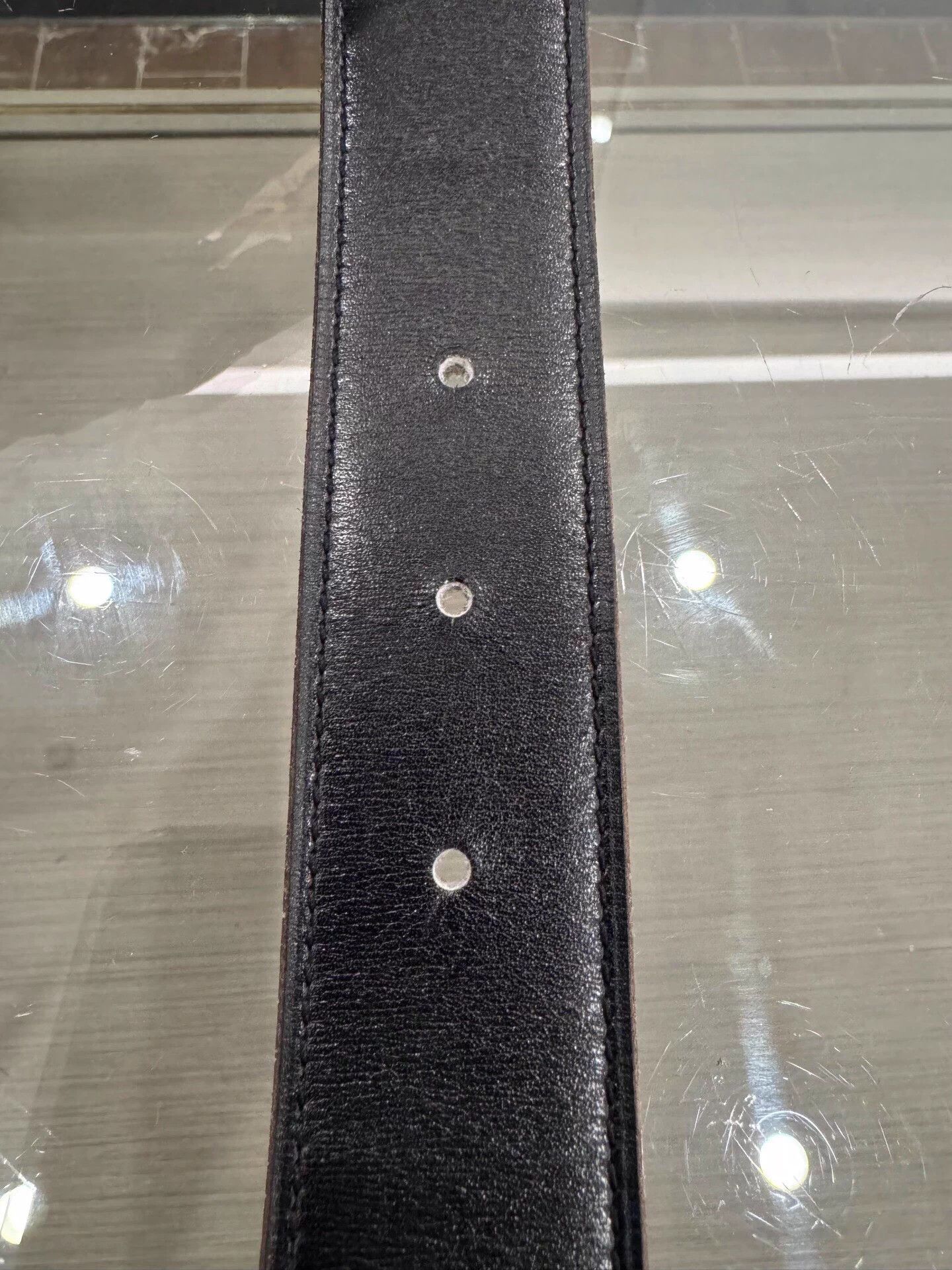 Hermes Hermes H belt black/brown 3.2cm 80 99 new Size ONE SIZE - 6 Thumbnail