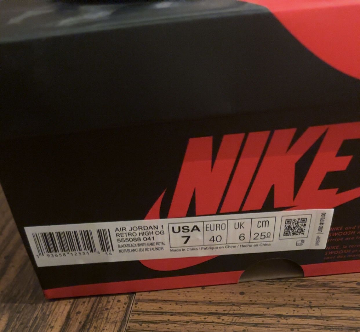 Jordan Brand Jordan 1 Royal Toe Size US 7 / EU 40 - 11 Thumbnail