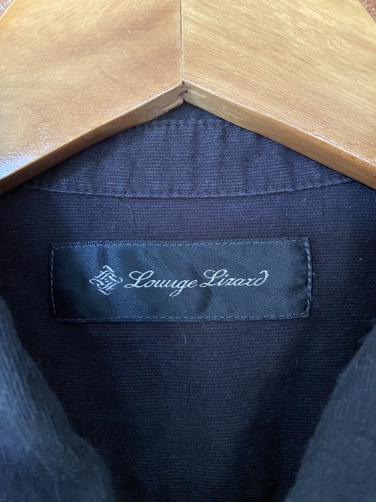 Japanese Brand × Le Grande Bleu (L.G.B.) × Lounge Lizard Lounge Lizard Japan Black pleated shirt Size US M / EU 48-50 / 2 - 10 Thumbnail