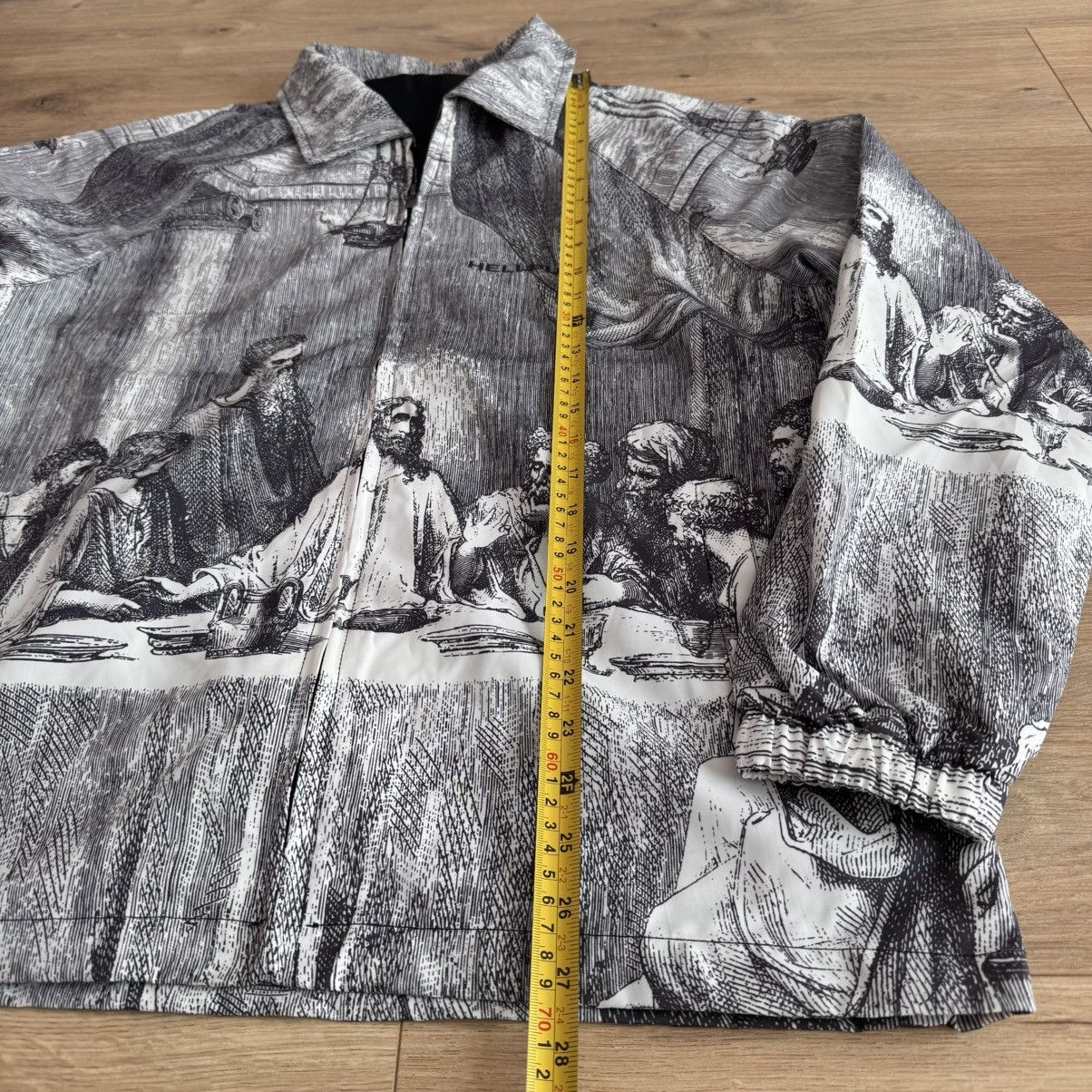 Other Hellpur The Last Supper Leonardo Da Vinci Zip Light Jacket Size US L / EU 52-54 / 3 - 3 Thumbnail