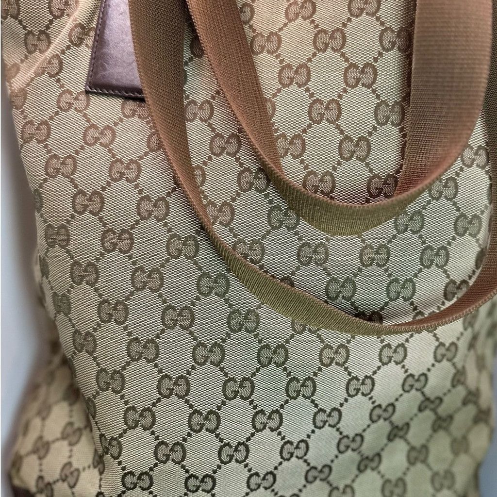 Gucci Gucci Brown Monogram Tote Bag Size ONE SIZE - 2 Thumbnail