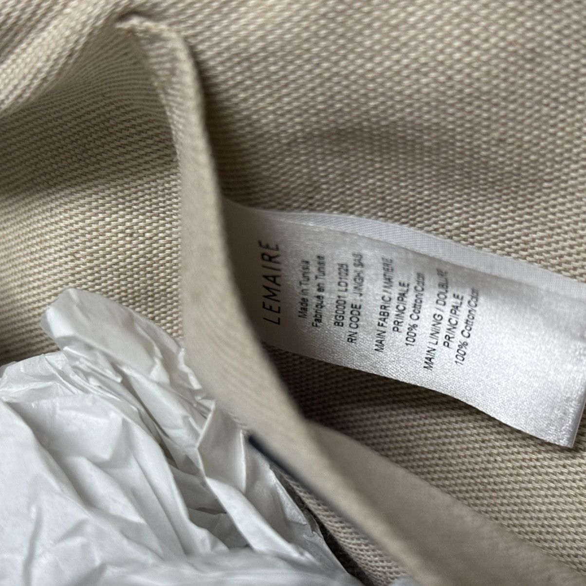 Lemaire Medium Croissant Bag Denim Acid Snow Bronze Size ONE SIZE - 4 Thumbnail