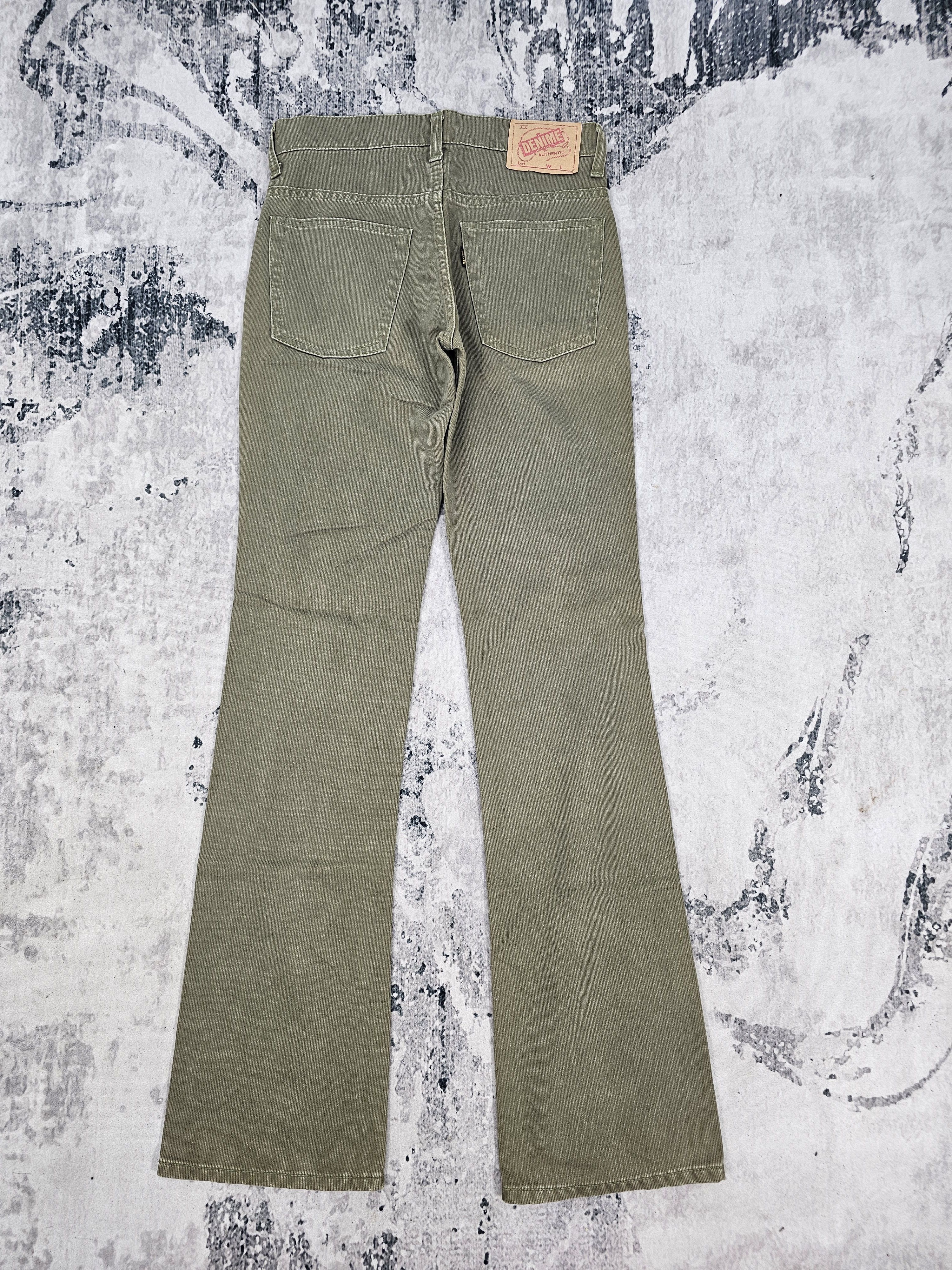 Denime DENIME Green Bootcut Flare Jeans Pants JB0279 Size 29x33.5 Size US 29 - 2 Thumbnail