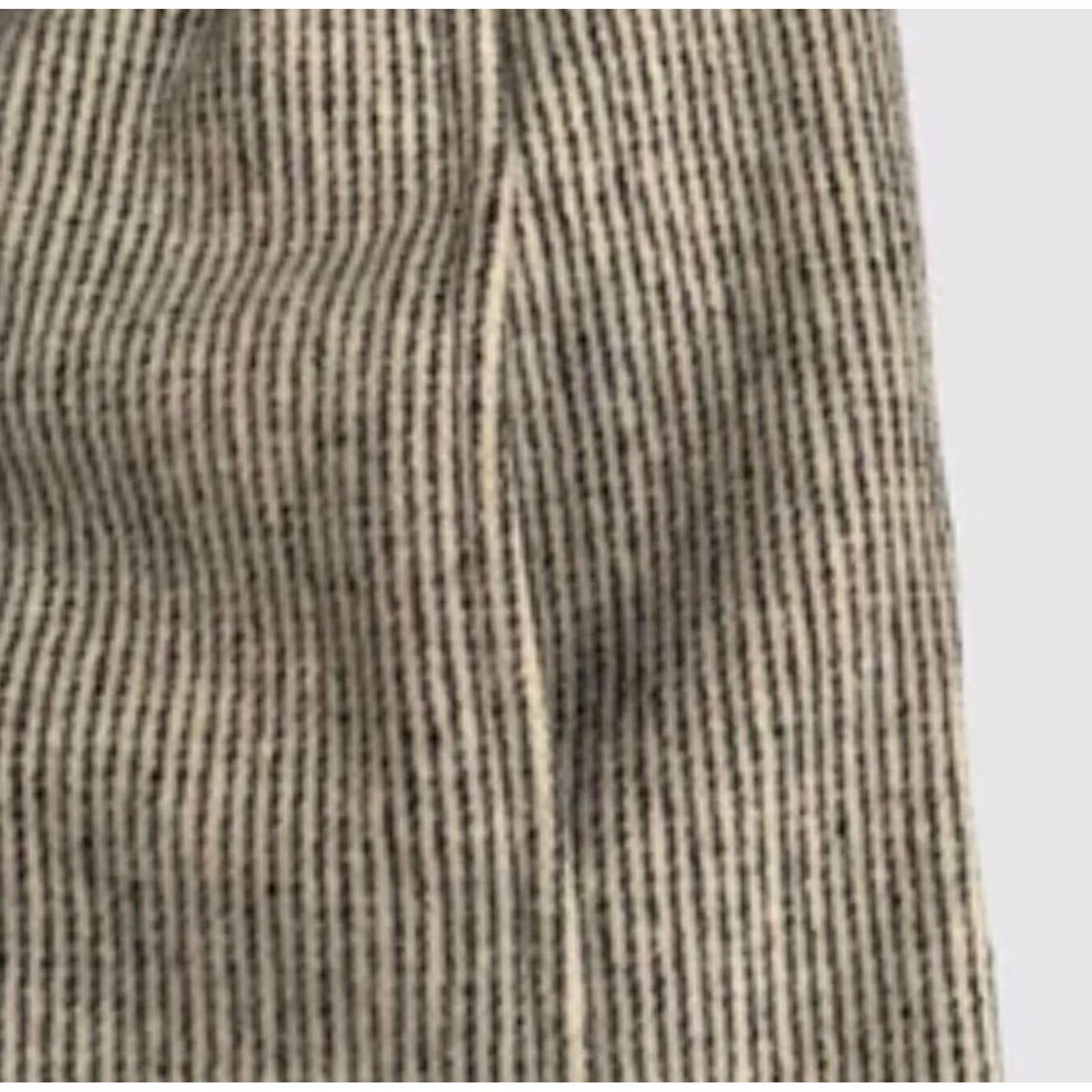 Vintage VINTAGE Herman Kay Coat Large Gray Wool Blend Striped Double Breasted 80s Womens Size L / US 10 / IT 46 - 5 Thumbnail