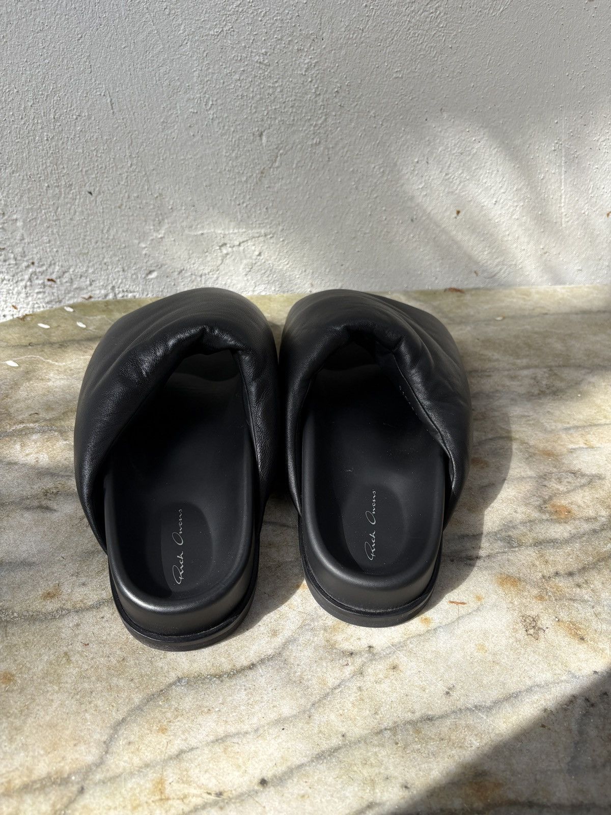 Rick Owens Rick Owens Leather Slippers Size US 8 / EU 41 - 5 Thumbnail
