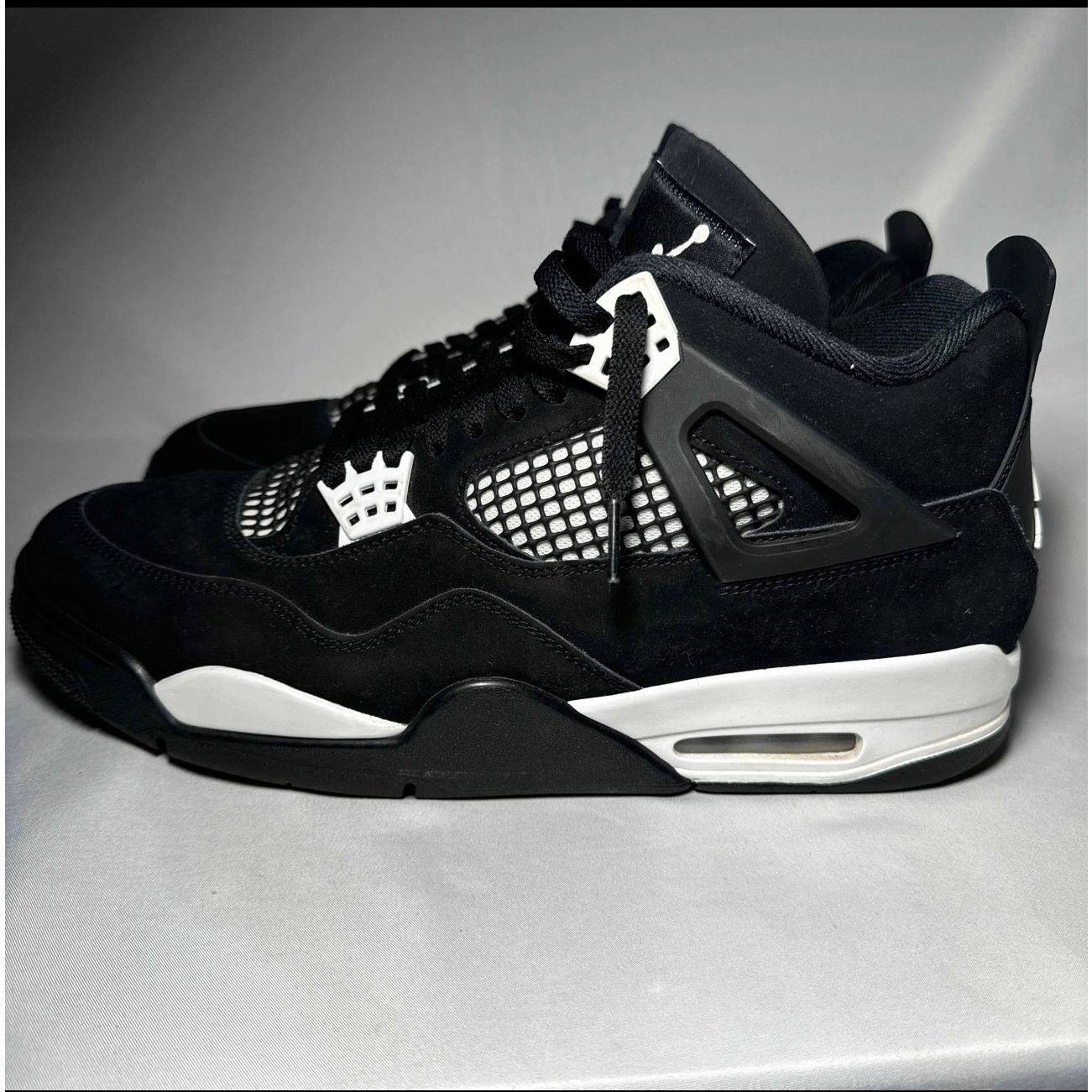 Jordan Brand × Nike Size 12 - Nike Air Jordan 4 Retro White Thunder Men's Shoes Size US 12 / EU 45 - 9 Thumbnail