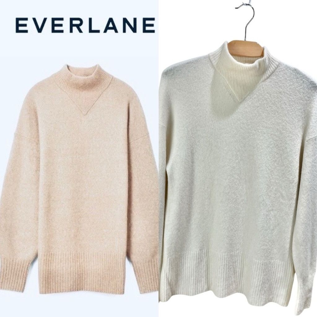 Everlane Everlane The Cozy Stretch Sweater Wool Yak Cream Sweater M Size M / US 6-8 / IT 42-44 - 1 Thumbnail