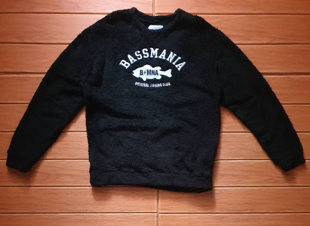 Japanese Brand Bassmania fishing club fleece Sweater Size US L / EU 52-54 / 3 - 1 Thumbnail