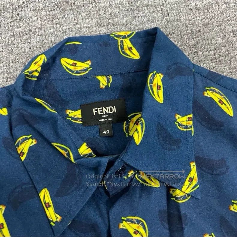 Fendi Fendi Short-sleeved shirt Size US XXS / EU 40 - 2 Thumbnail