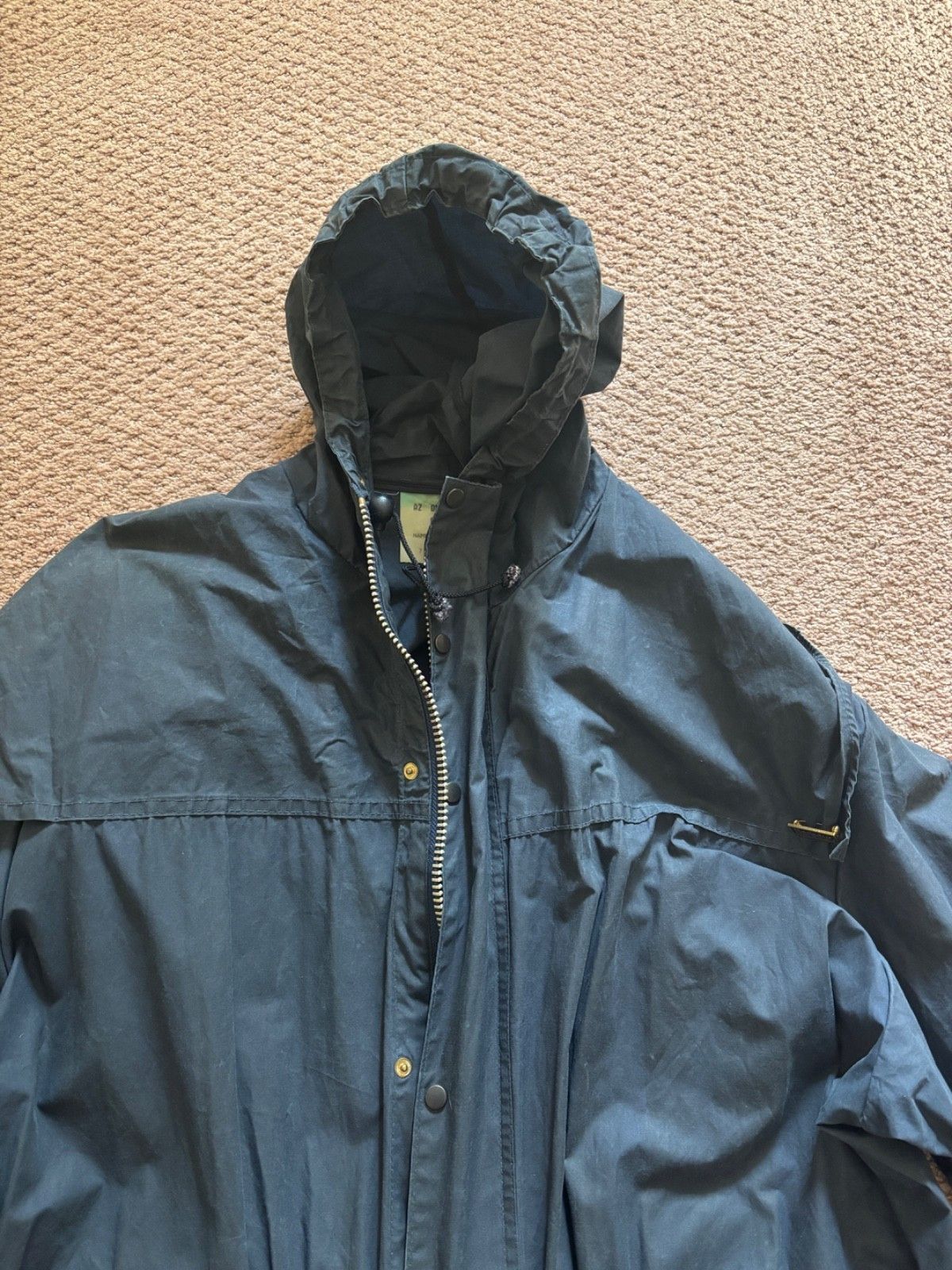 Barbour Vintage Durham Barbour Jacket A2 navy 1994 M42 Size US L / EU 52-54 / 3 - 11 Thumbnail