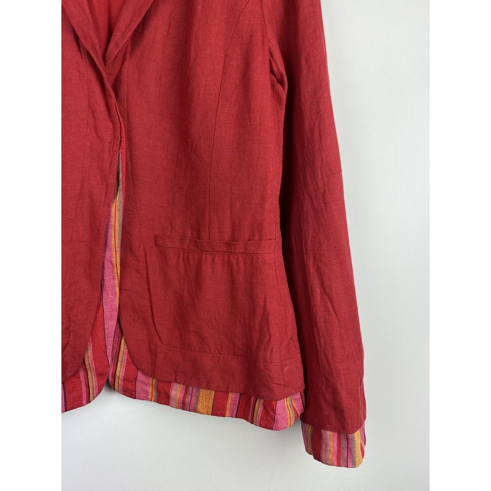 Kenzo Kenzo Jungle vintage ladies linen blazer jacket size ~ 38 Size M / US 6-8 / IT 42-44 - 7 Thumbnail