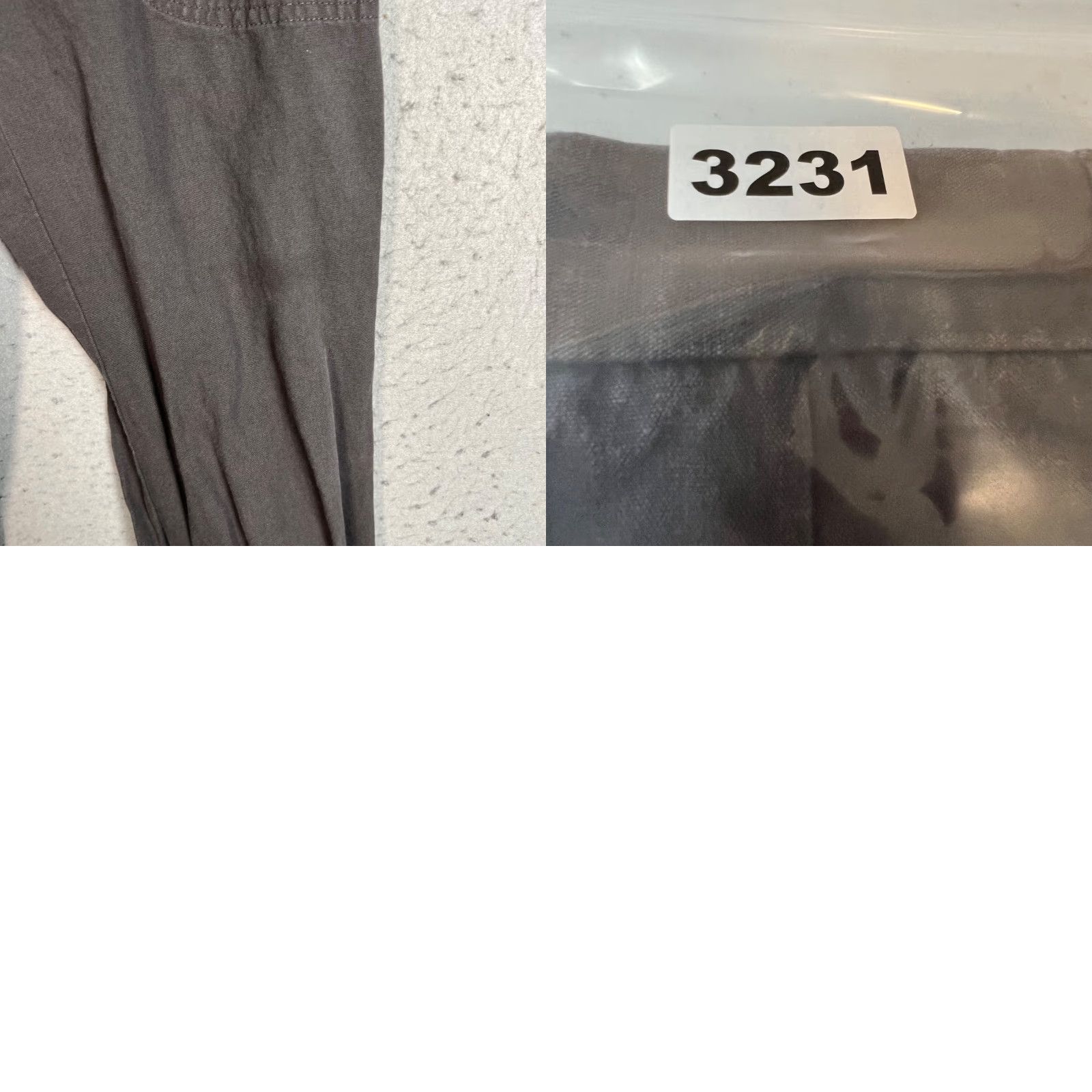 A.P.C. A.P.C. Womens Size 34 Dark Grey Cotton-Linen Blend Straight-Leg Pants Shirt? Size 24" / US 00 / IT 34 - 9 Thumbnail